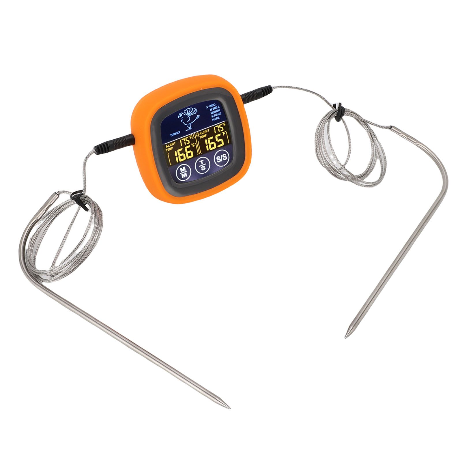 Meat Thermometer Touchscreen 2 Probes Digital Grill Thermometer with Timer for view 6