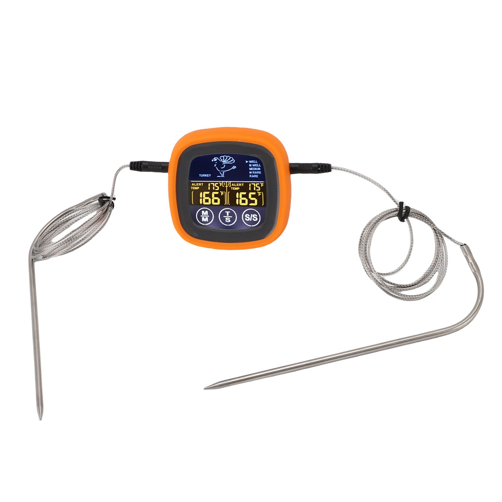 Meat Thermometer Touchscreen 2 Probes Digital Grill Thermometer with Timer for view 8
