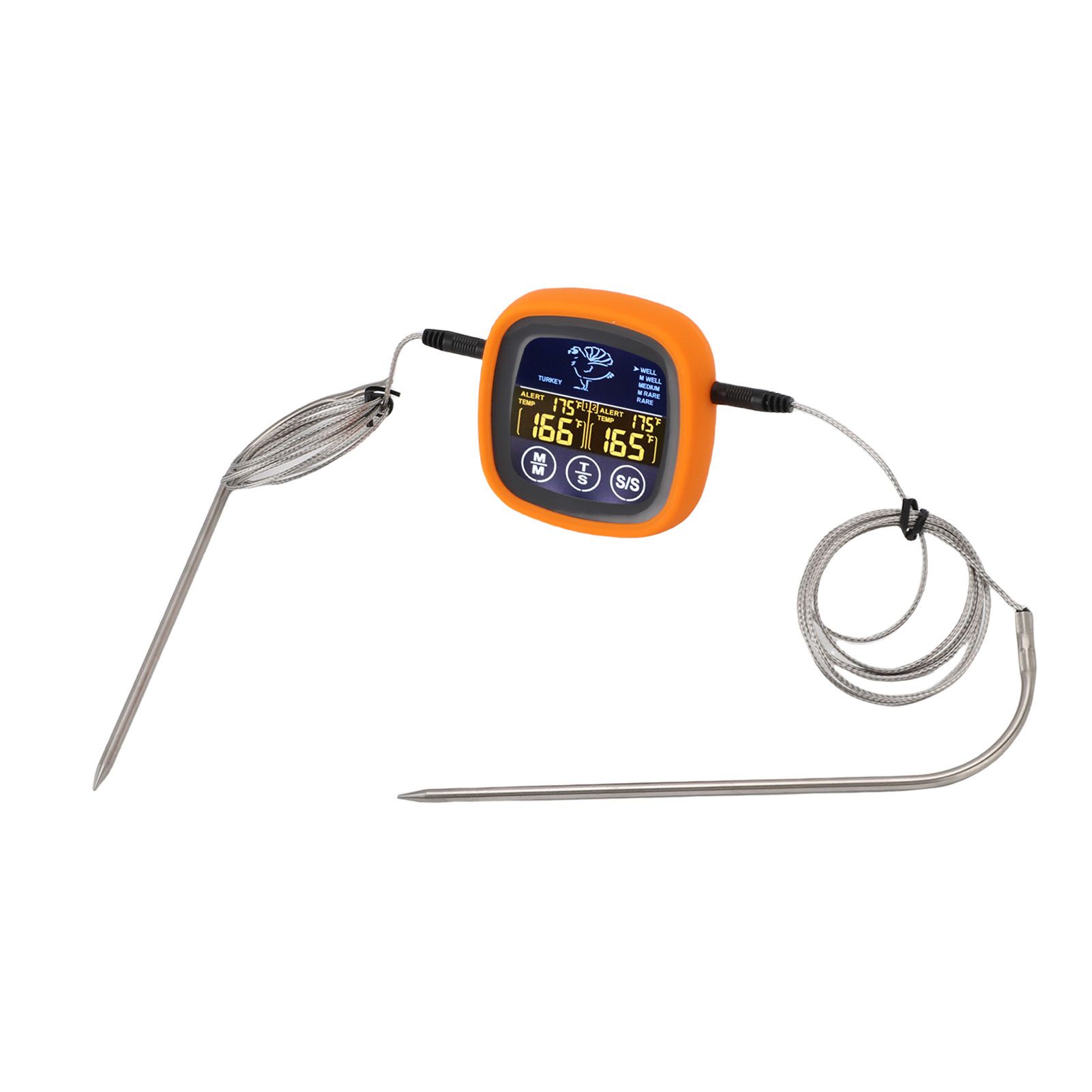 Meat Thermometer Touchscreen 2 Probes Digital Grill Thermometer with Timer for view 9