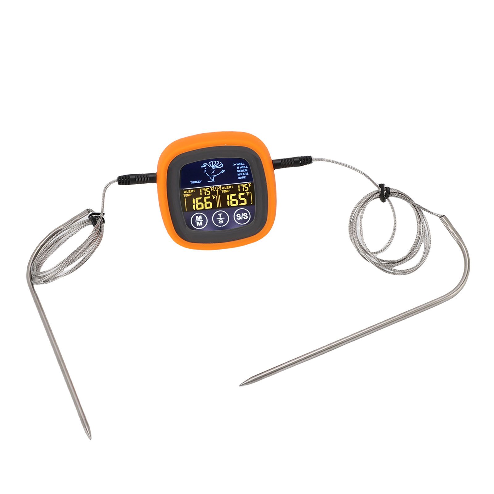 Meat Thermometer Touchscreen 2 Probes Digital Grill Thermometer with Timer for view 10