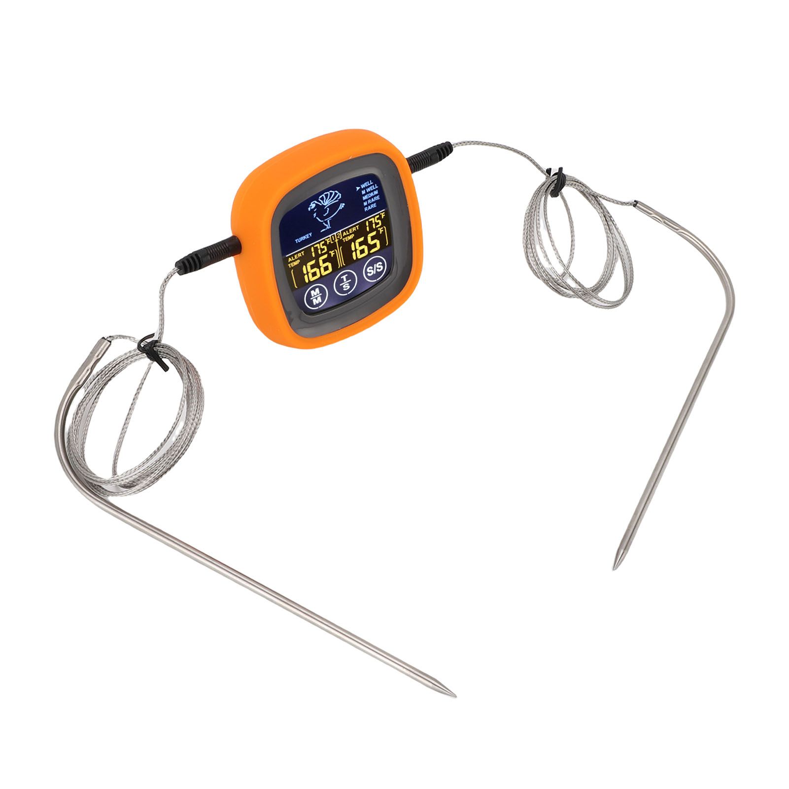 Meat Thermometer Touchscreen 2 Probes Digital Grill Thermometer with Timer for view 11