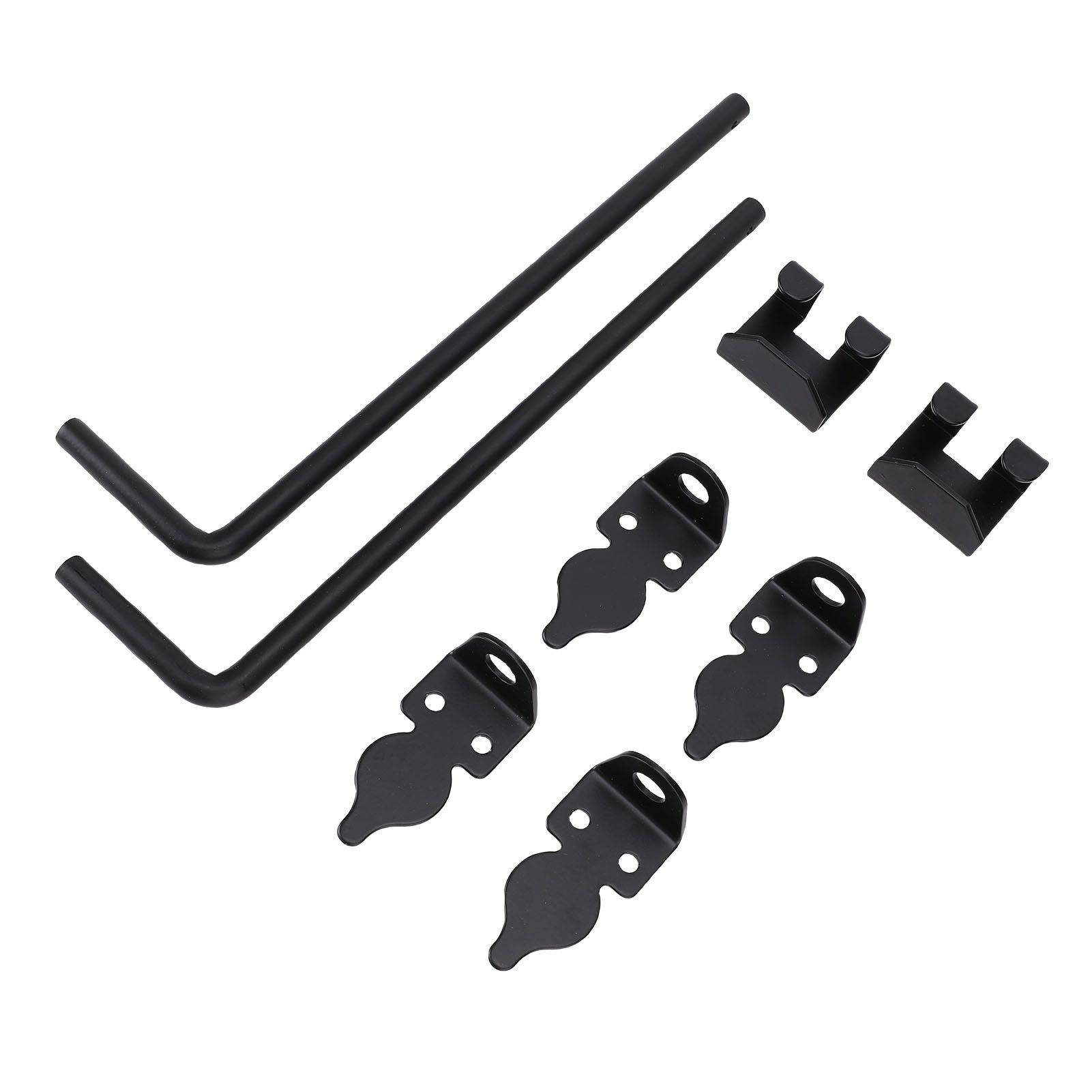 2Pcs Heavy Duty Cane Bolt Gate Drop Rod Efficient Locking Weather Proof Steel view 3
