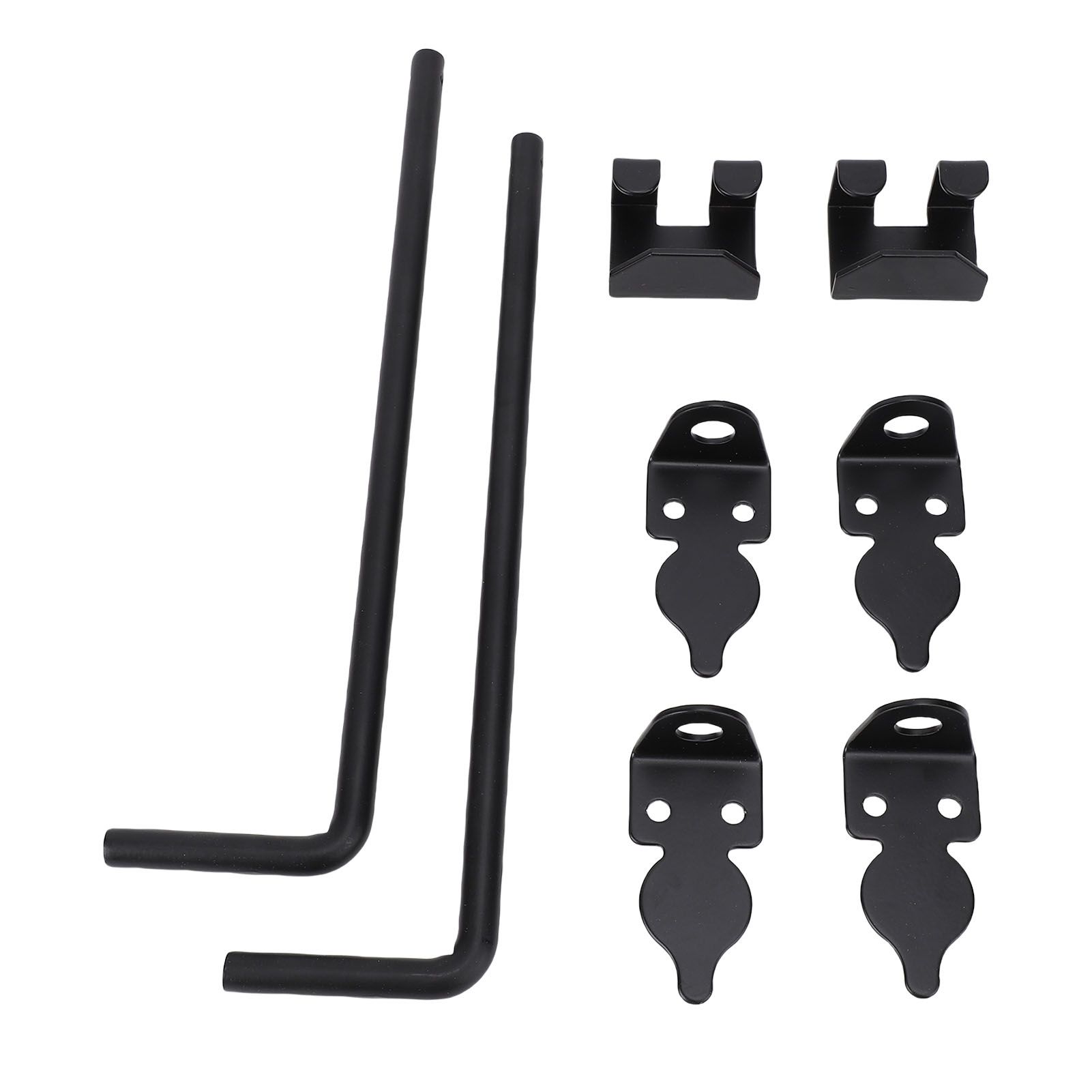 2Pcs Heavy Duty Cane Bolt Gate Drop Rod Efficient Locking Weather Proof Steel view 5