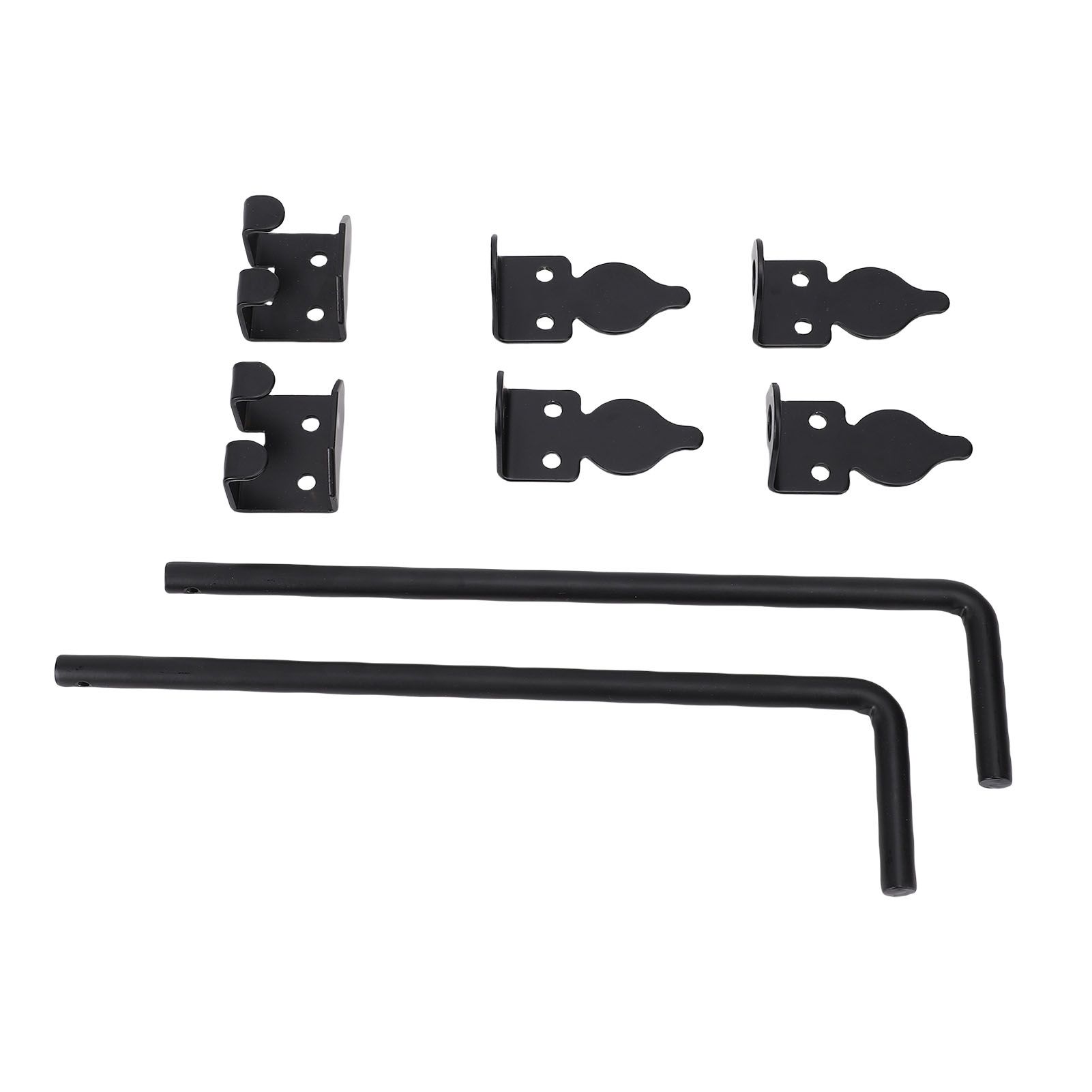 2Pcs Heavy Duty Cane Bolt Gate Drop Rod Efficient Locking Weather Proof Steel view 6
