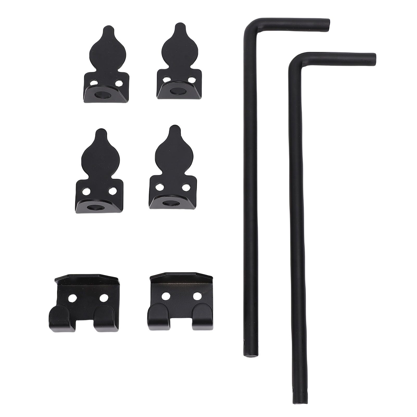 2Pcs Heavy Duty Cane Bolt Gate Drop Rod Efficient Locking Weather Proof Steel view 9