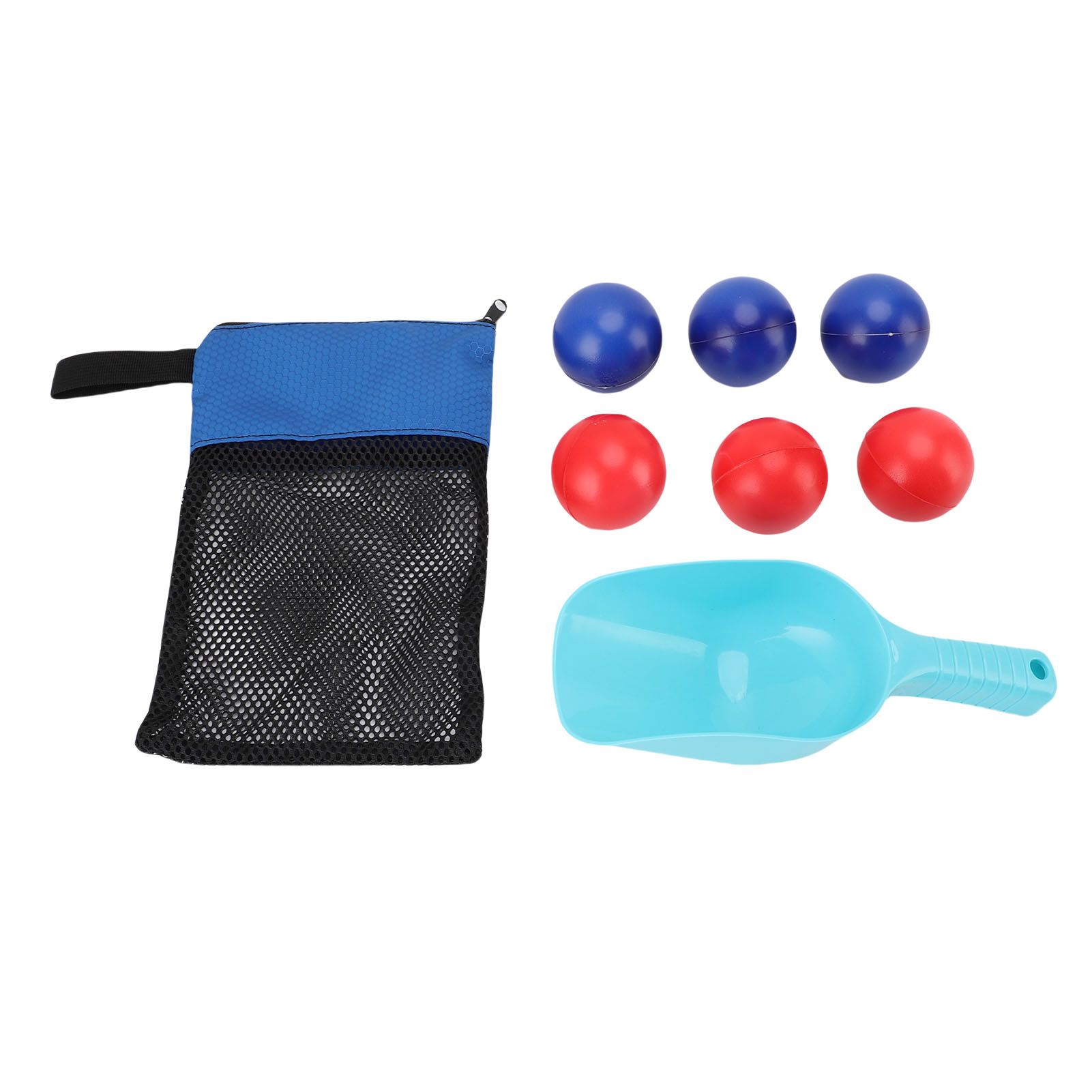 Beach Toss Game Set PVC Blue and Red Balls Portable Outdoor Toss Game Beach