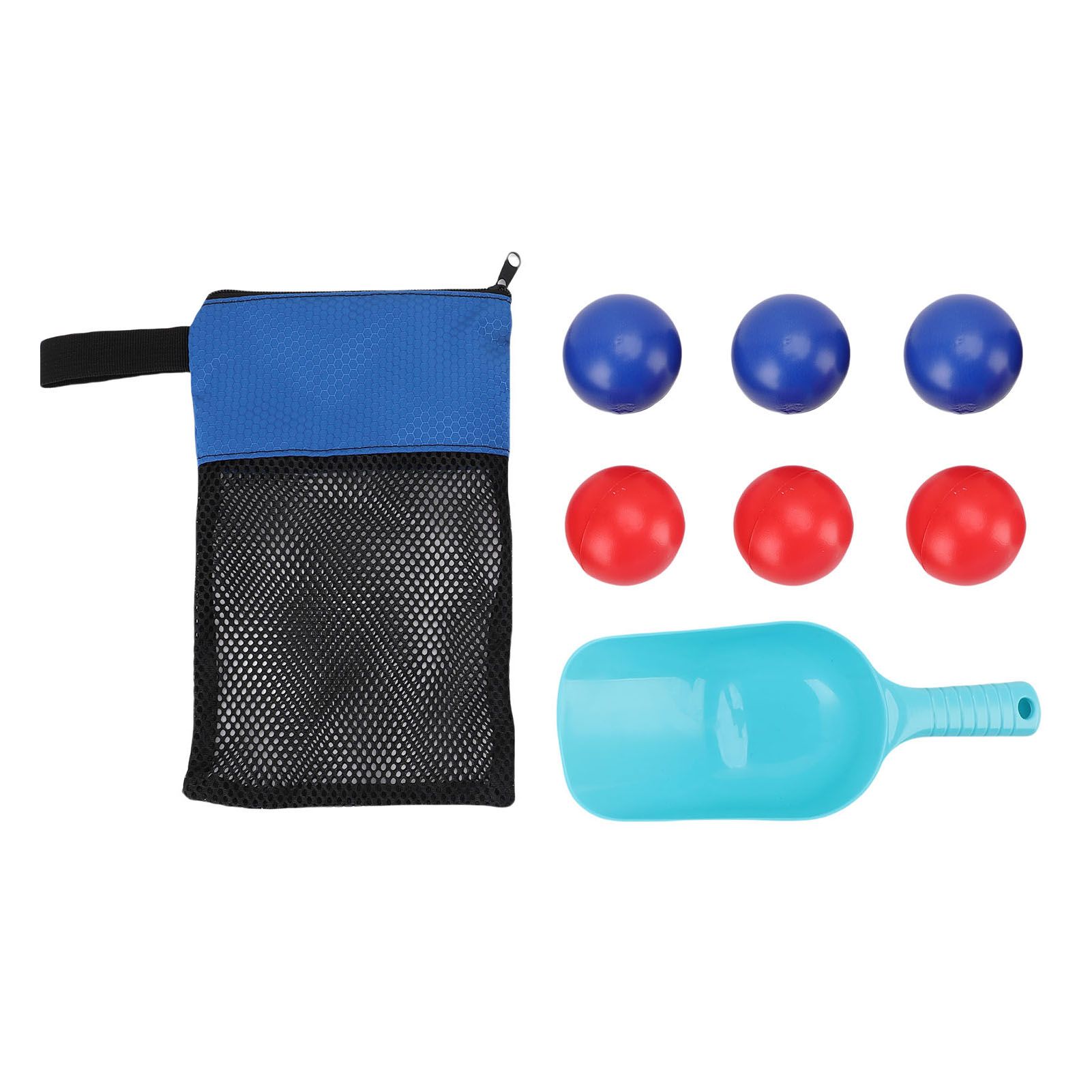 Beach Toss Game Set PVC Blue and Red Balls Portable Outdoor Toss Game Beach view 3