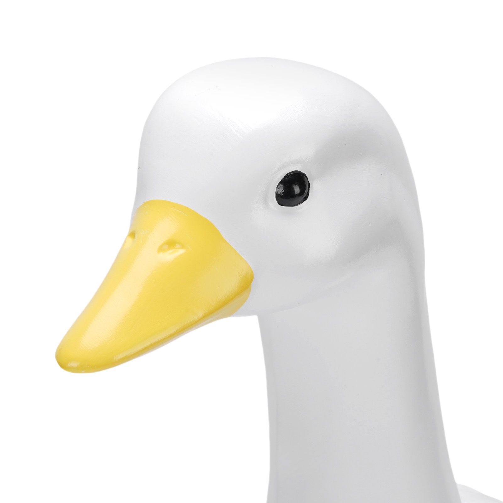 Garden Goose Statue Resin Lifelike Large Size White Goose Sculpture Ornament view 2