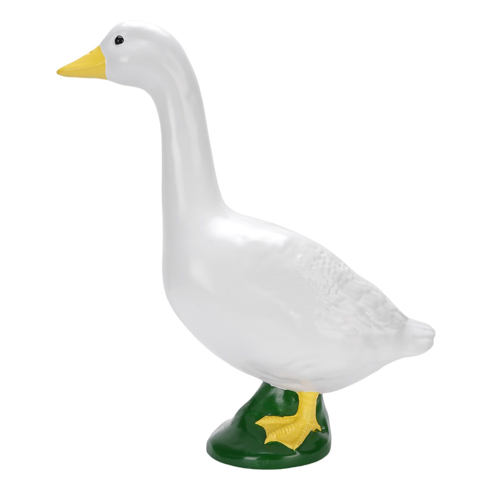Garden Goose Statue Resin Lifelike Large Size White Goose Sculpture Ornament view 3