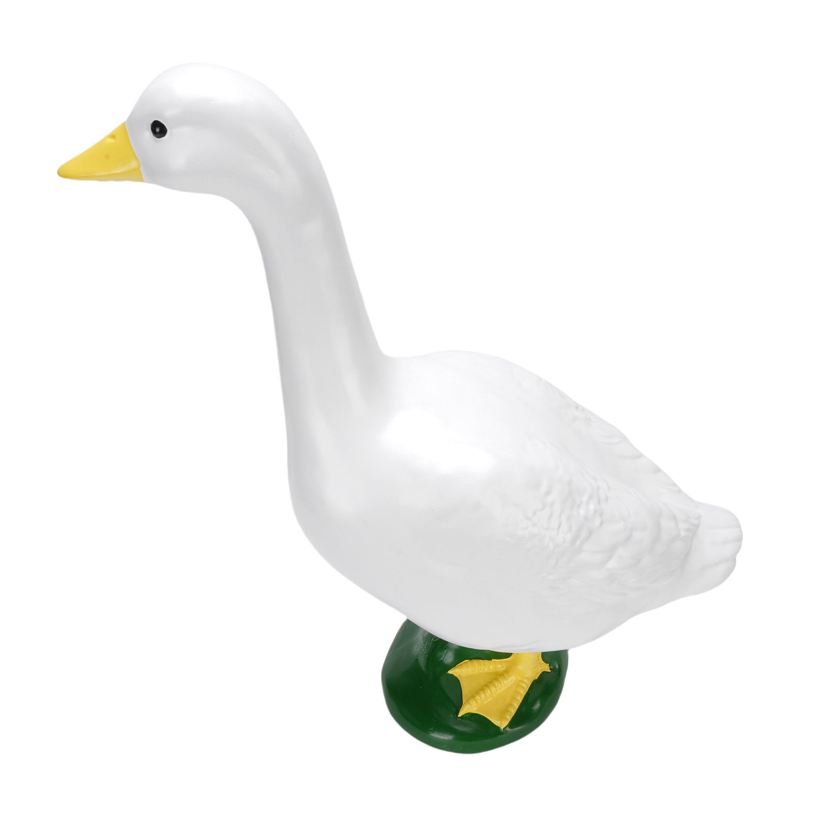 Garden Goose Statue Resin Lifelike Large Size White Goose Sculpture Ornament view 4