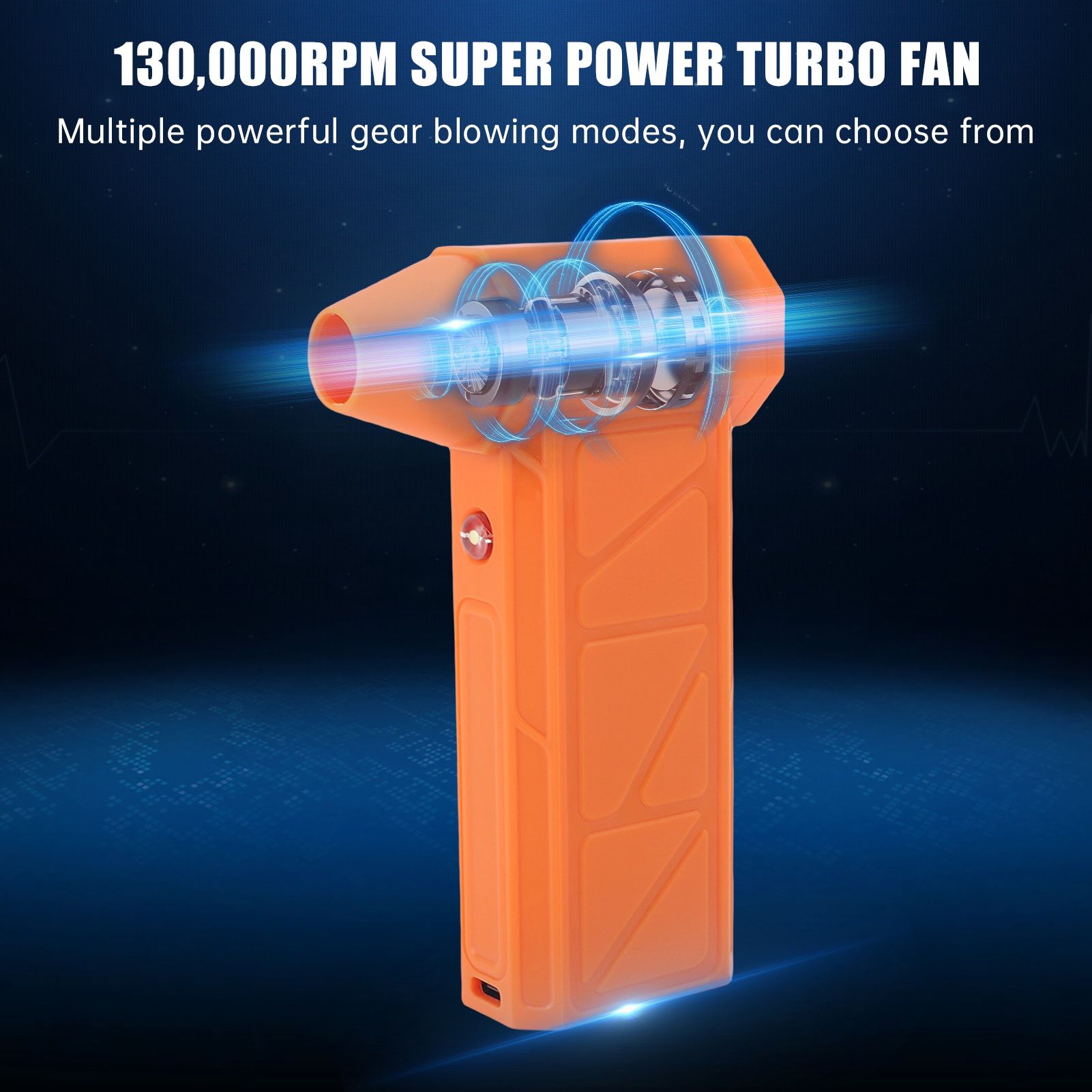 Super Turbo Fan Campin Handheld Dust Cleaner Car Snow Water Barbecue Blower view 9