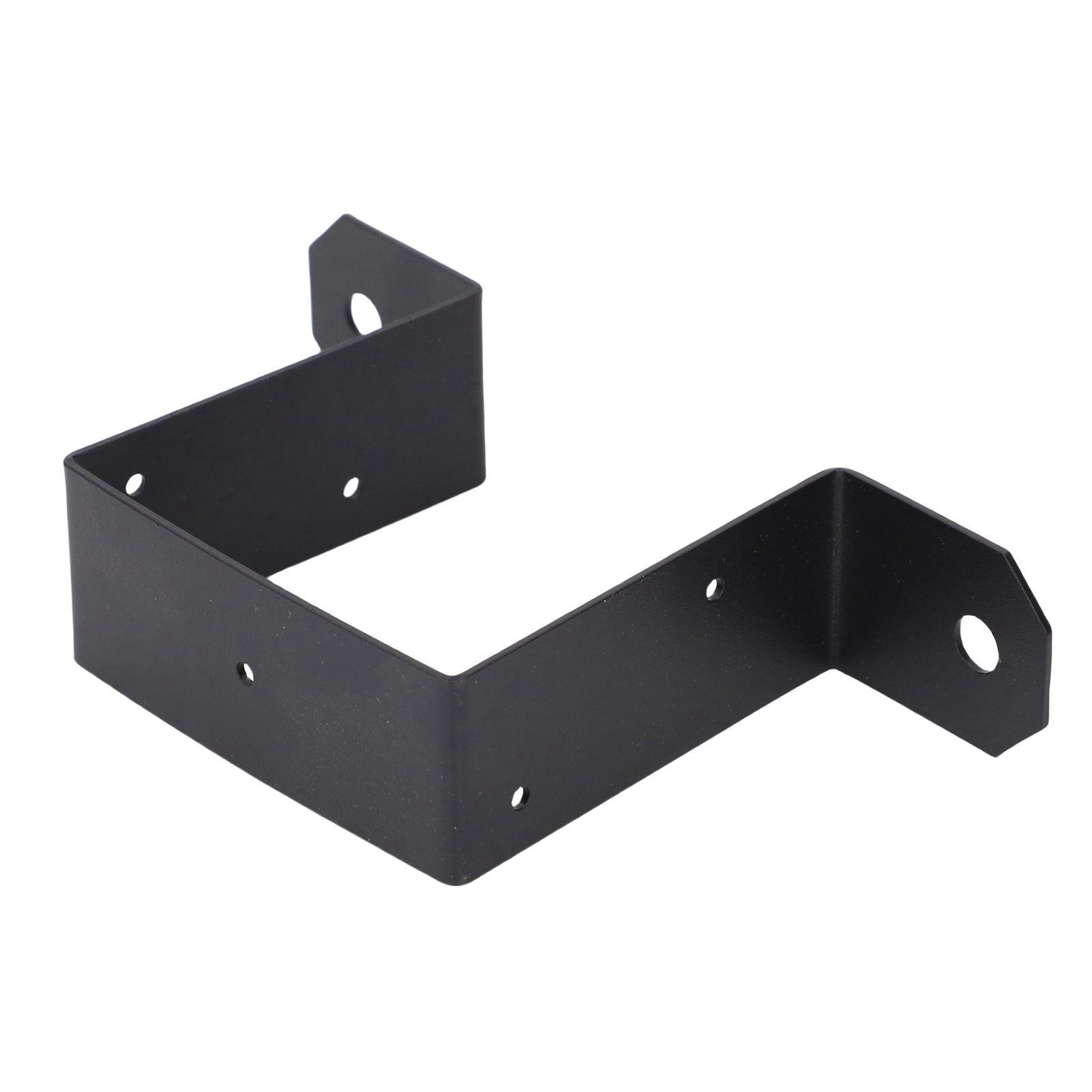4pcs 4x4 Inch Strap Post Ties Heavy Duty Deck Fence Brackets Carbon Steel view 2