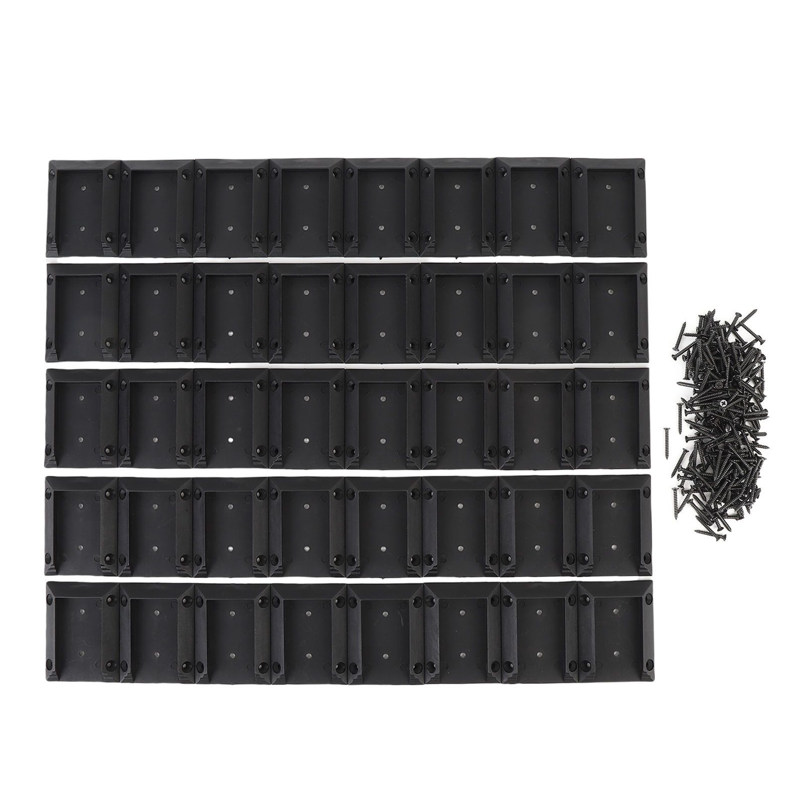 40 Pcs Deck Railing Connectors Nylon Railing Wood Post Brackets for Garden view 2