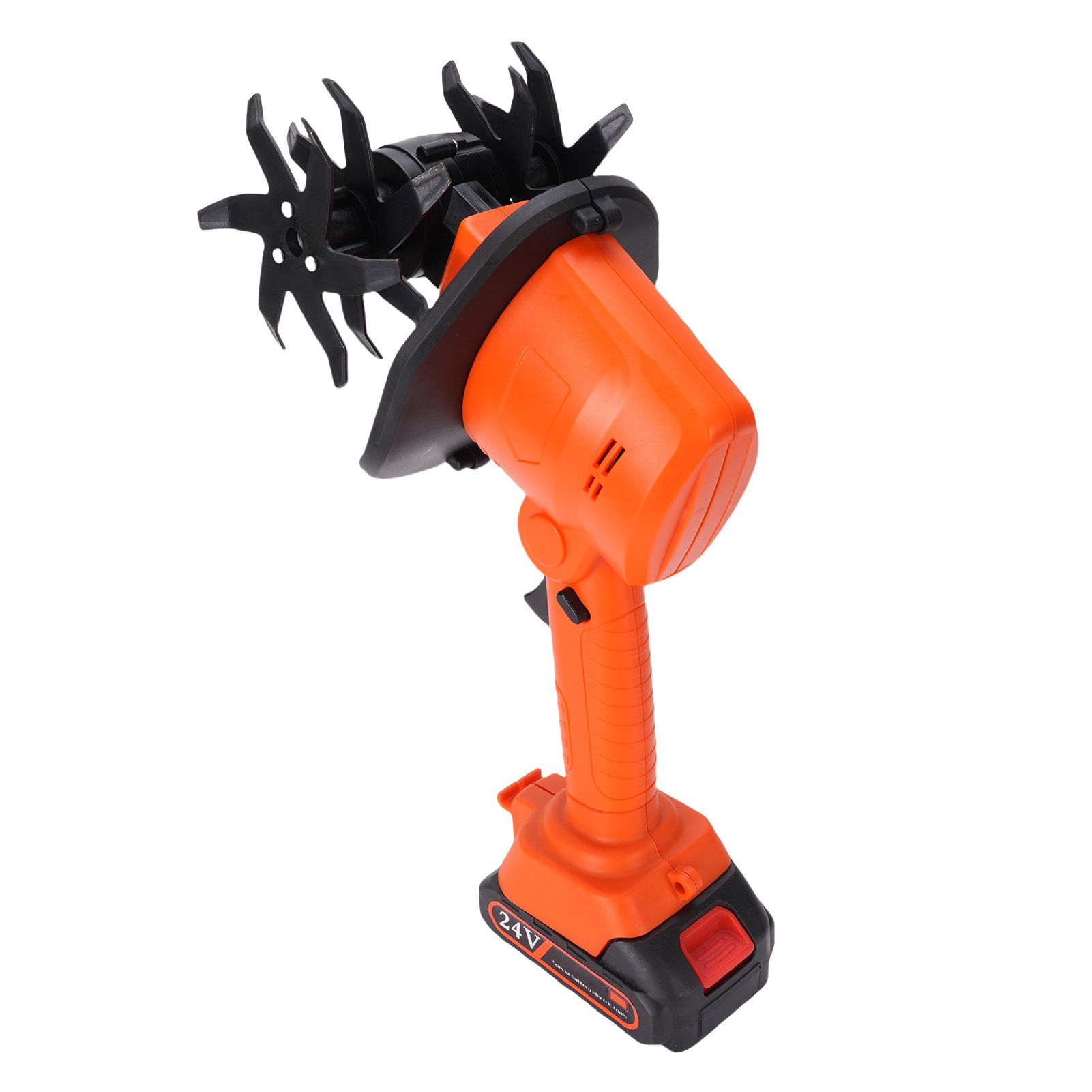 Electric Tiller Handheld Battery Powered Cordless Garden Cultivator for Lawn