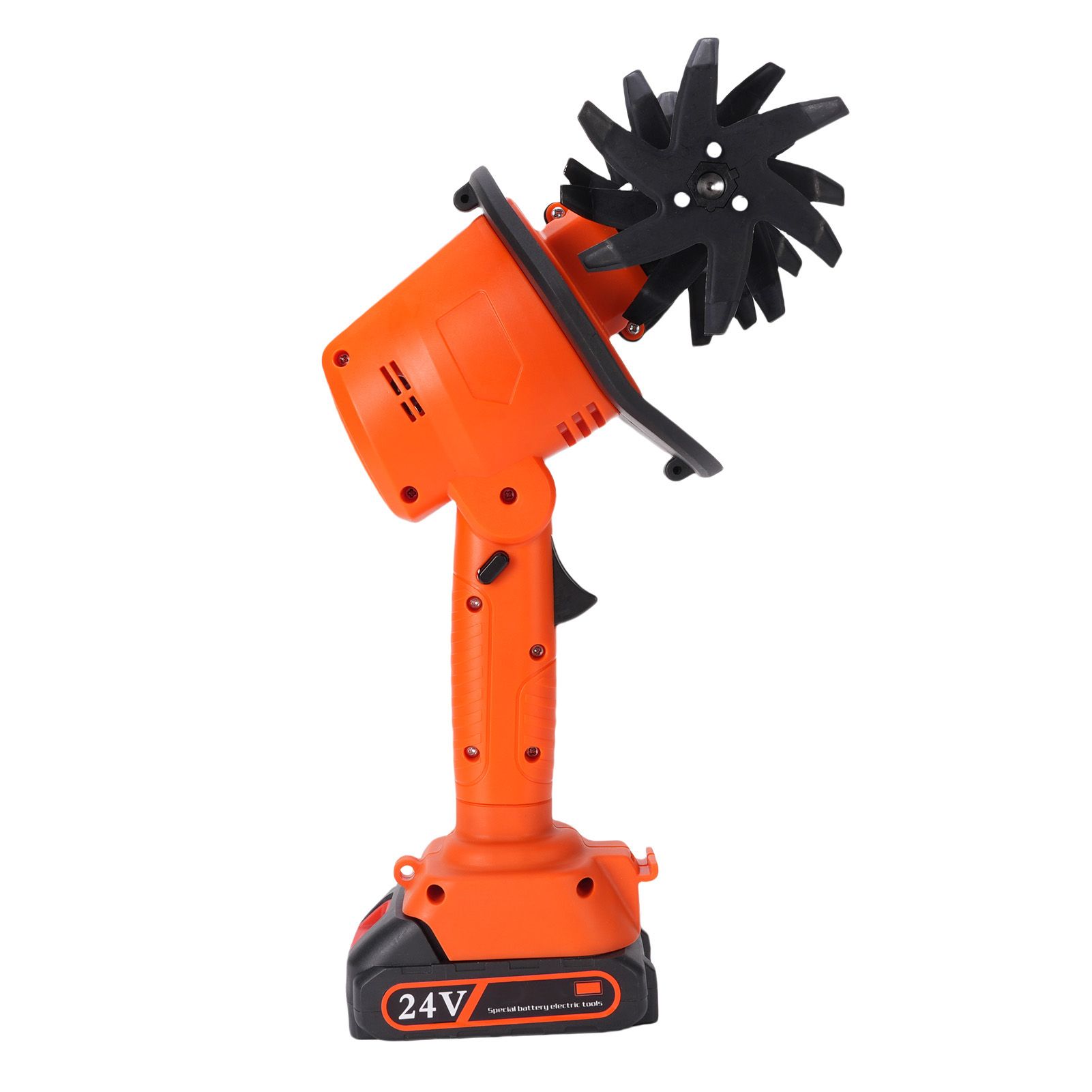 Electric Tiller Handheld Battery Powered Cordless Garden Cultivator for Lawn view 9