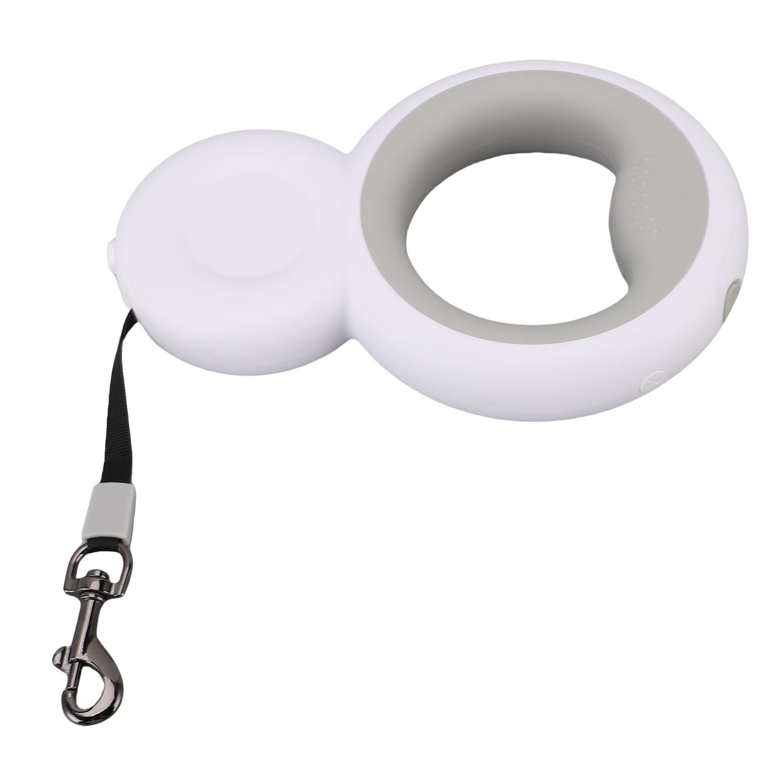 Retractable Dog Leash Built in Poop Bag Holder with LED Light Pet Walking
