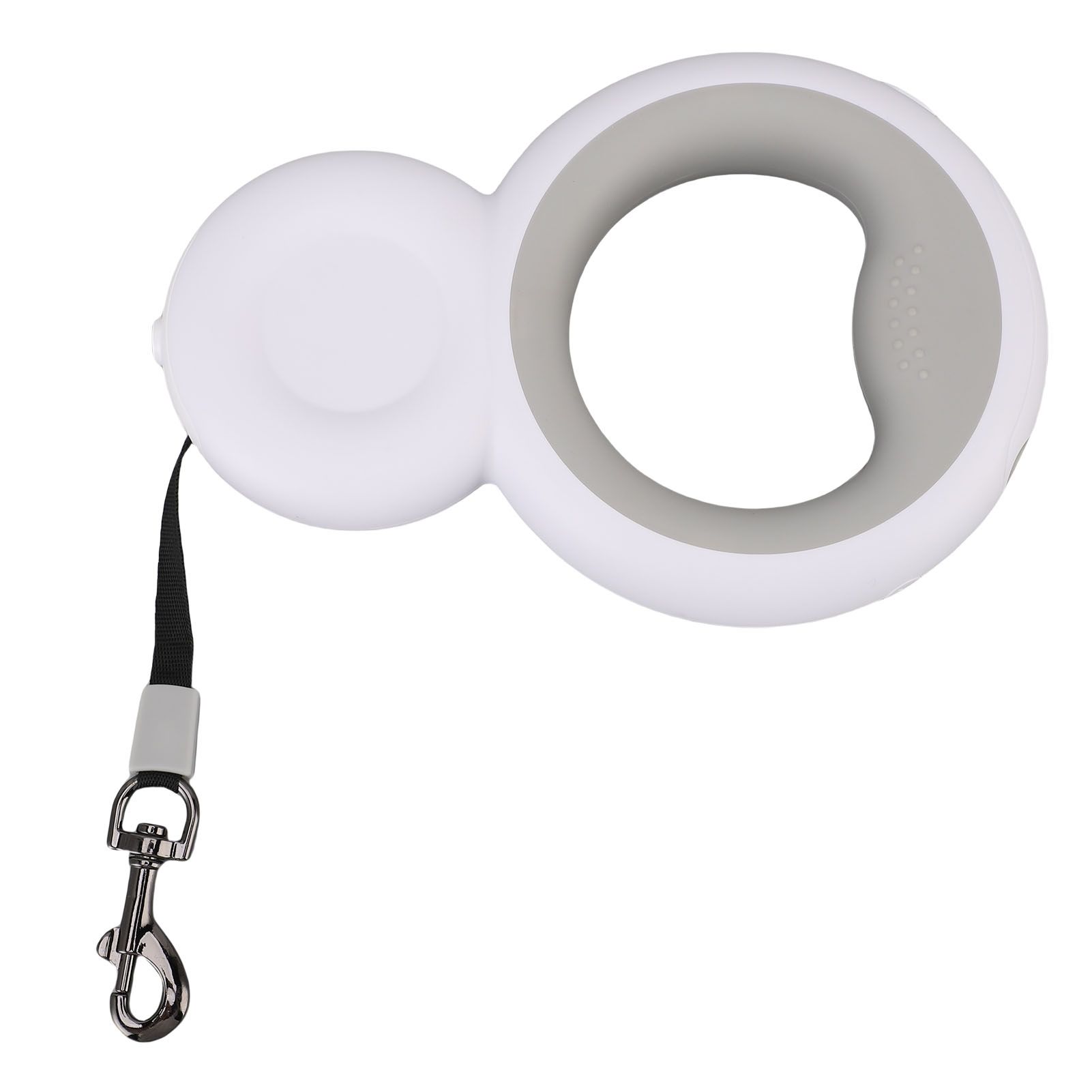 Retractable Dog Leash Built in Poop Bag Holder with LED Light Pet Walking view 4