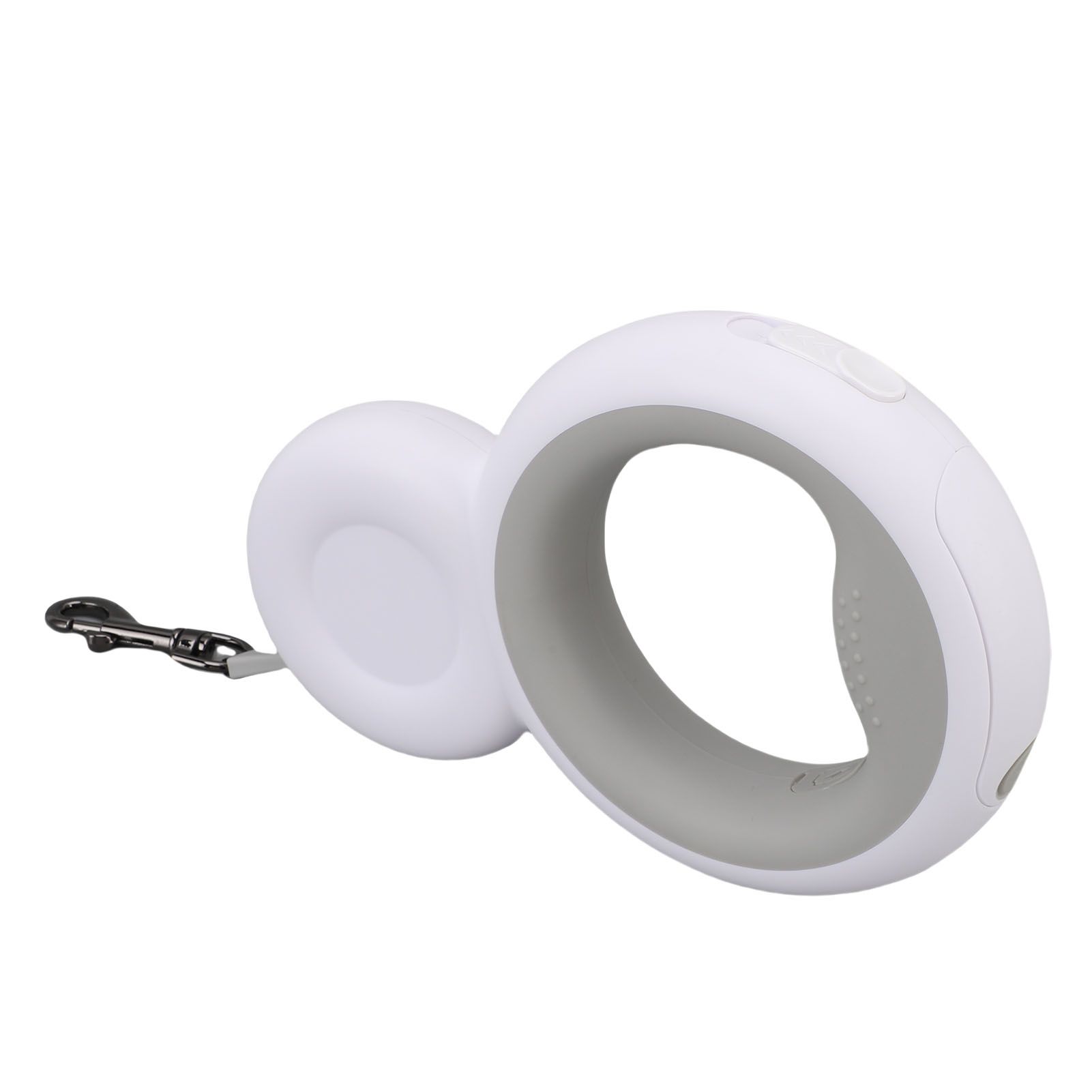 Retractable Dog Leash Built in Poop Bag Holder with LED Light Pet Walking view 6