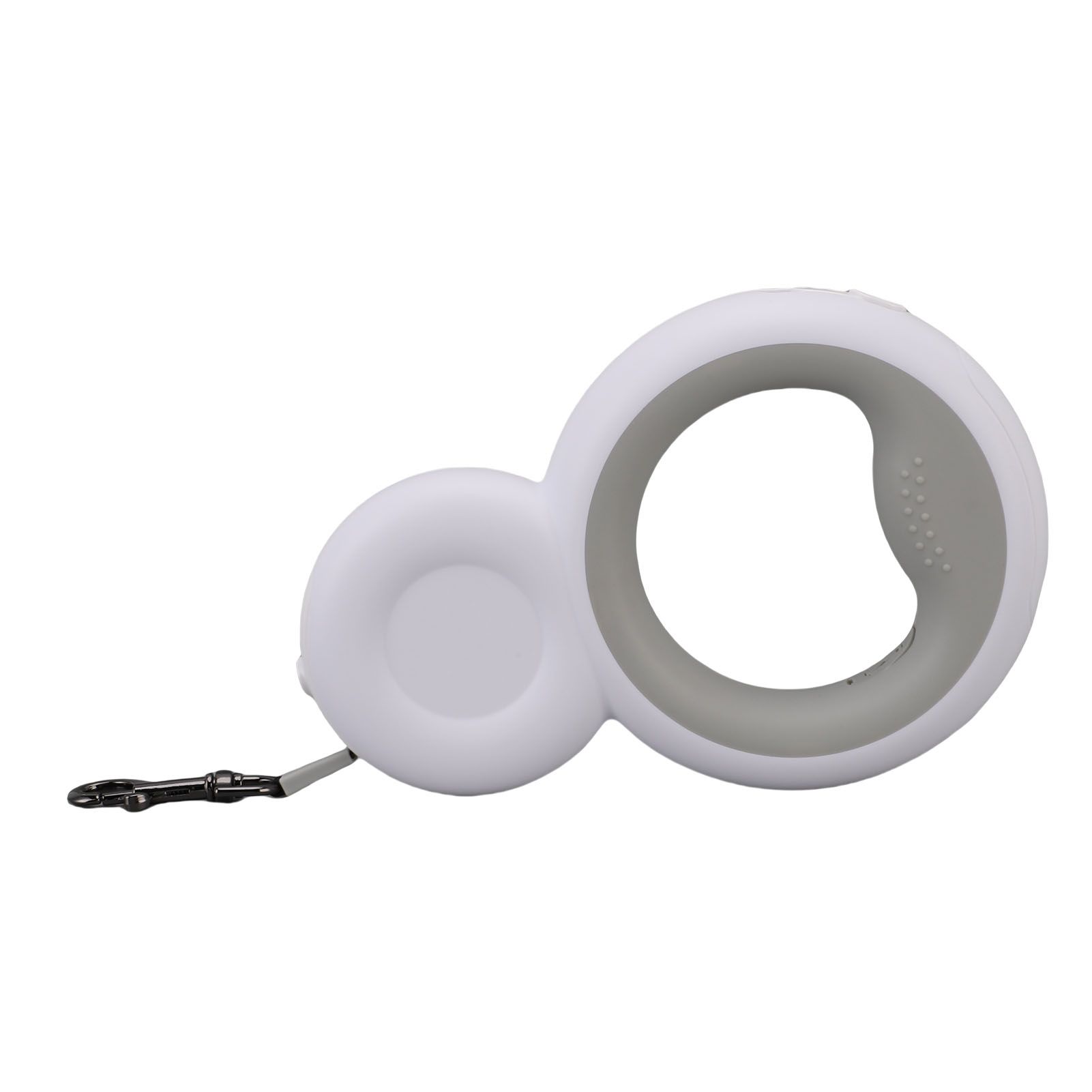 Retractable Dog Leash Built in Poop Bag Holder with LED Light Pet Walking view 12
