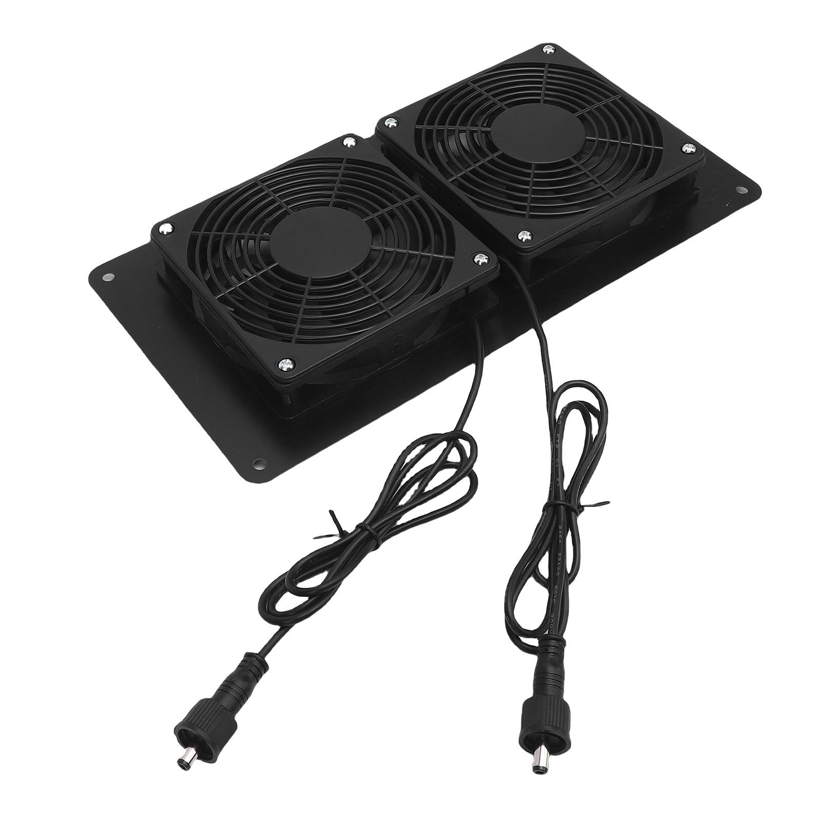 Solar Double Exhaust Fan 2200r/min Solar Powered Ventilation Fan for Chicken view 4