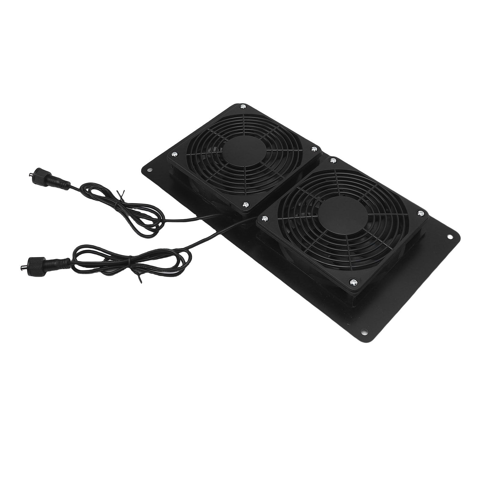 Solar Double Exhaust Fan 2200r/min Solar Powered Ventilation Fan for Chicken view 6