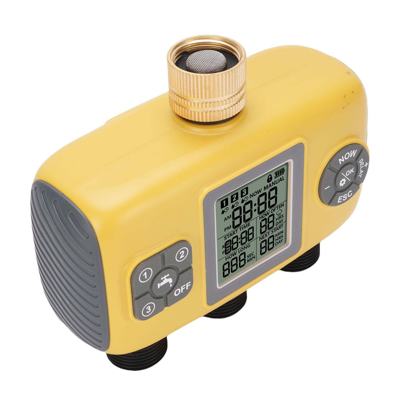 3 Outlet Sprinkler Timer Garden Hose Timer with Rain Delay Automatic Watering view 4