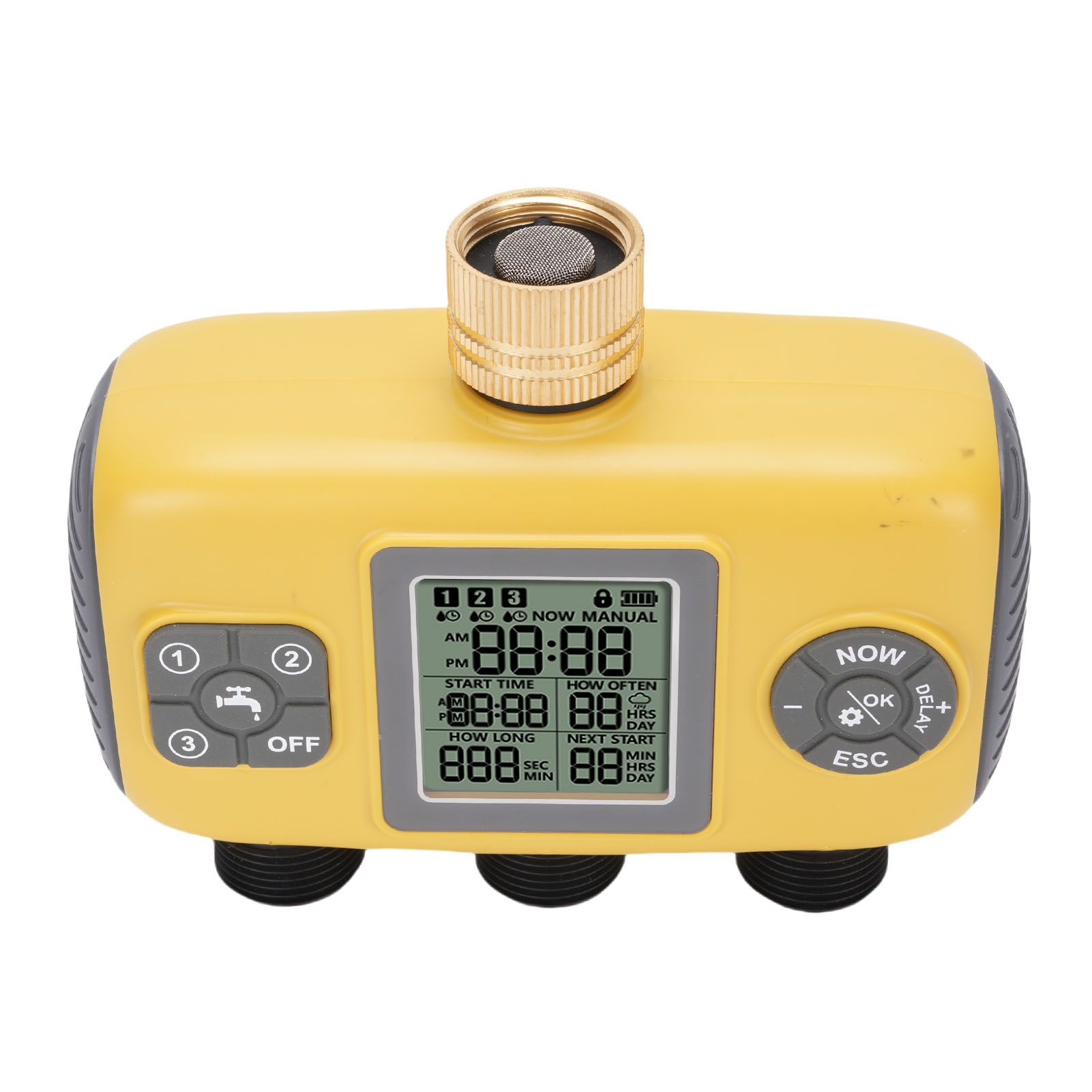 3 Outlet Sprinkler Timer Garden Hose Timer with Rain Delay Automatic Watering view 6
