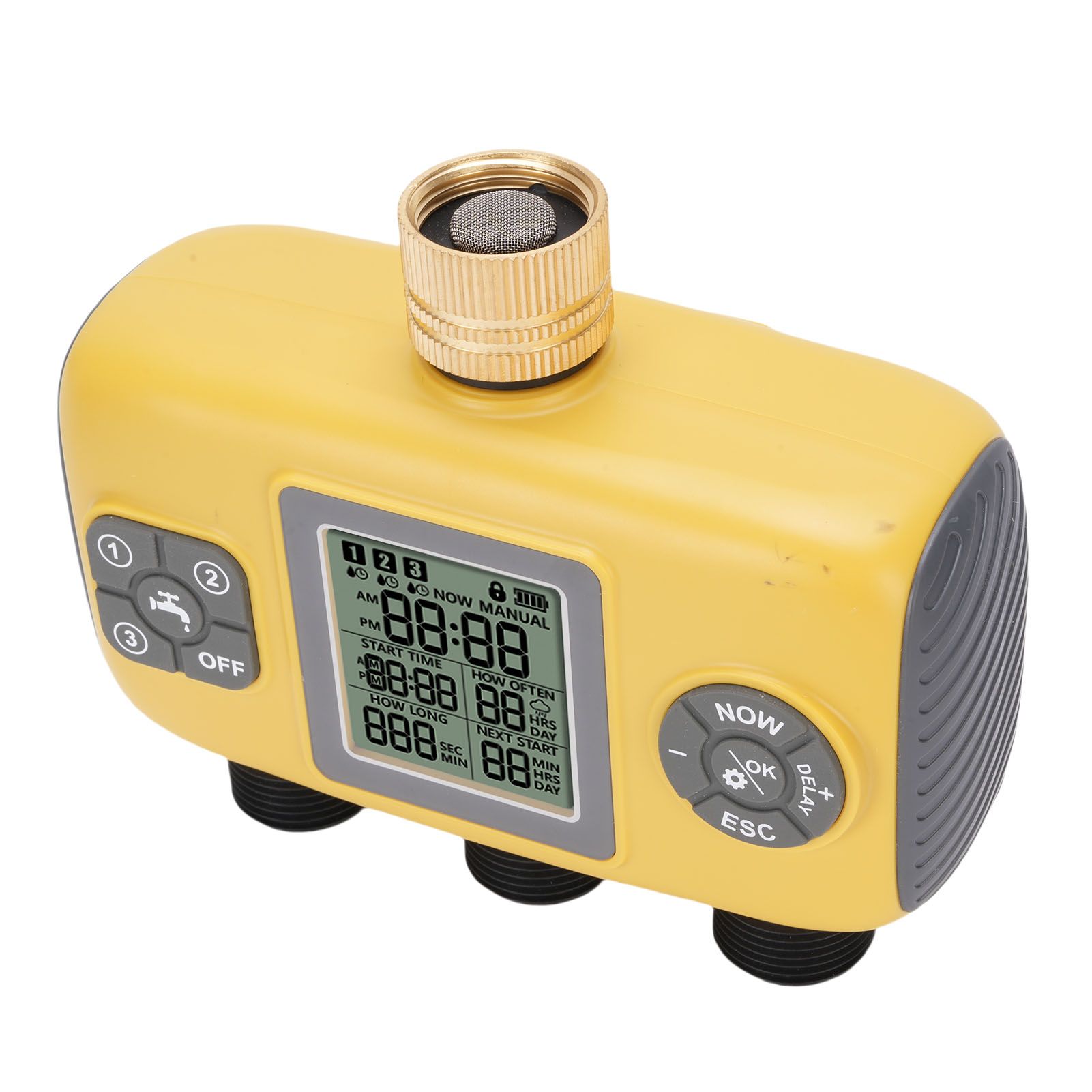 3 Outlet Sprinkler Timer Garden Hose Timer with Rain Delay Automatic Watering view 8