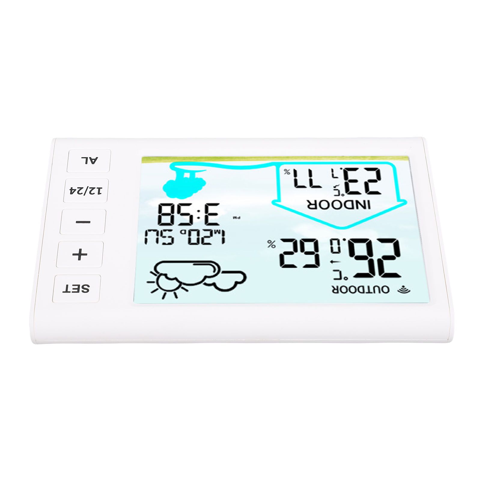 Weather Forecast Clock Multifunctional 12H 24H Wireless Indoor Outdoor view 5