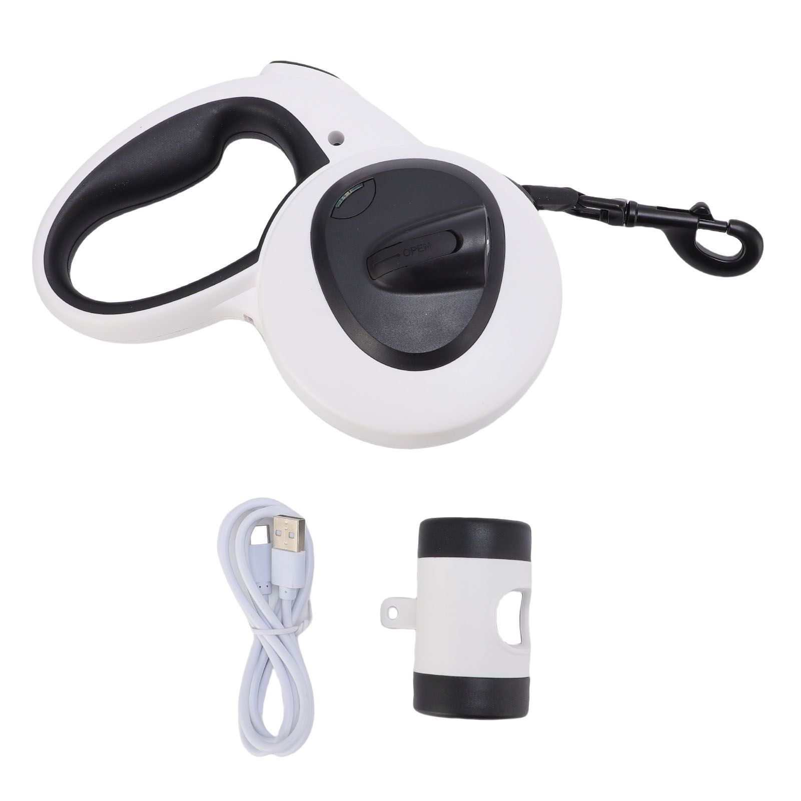 Auto Retractable Pet Leash Soft Grip Reflective Webbing Walking Dog Leash with view 3