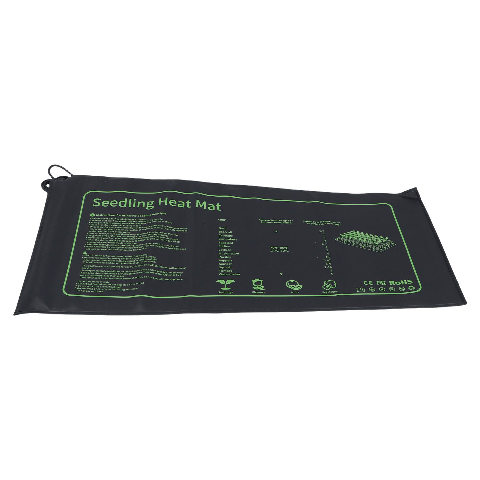 Plant Heat Mat for Plant Starting PVC IPX7 Warm Hydroponic Heating Pad for view 4