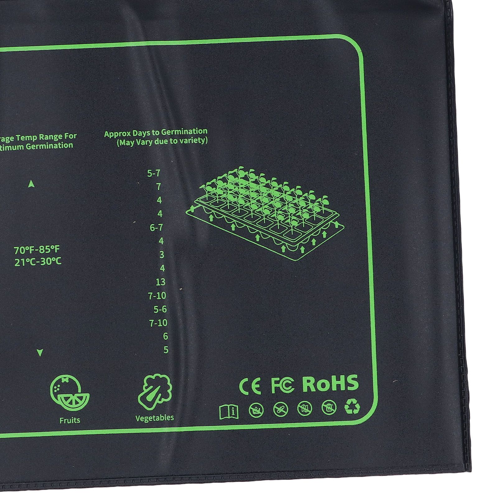 Plant Heat Mat for Plant Starting PVC IPX7 Warm Hydroponic Heating Pad for view 7