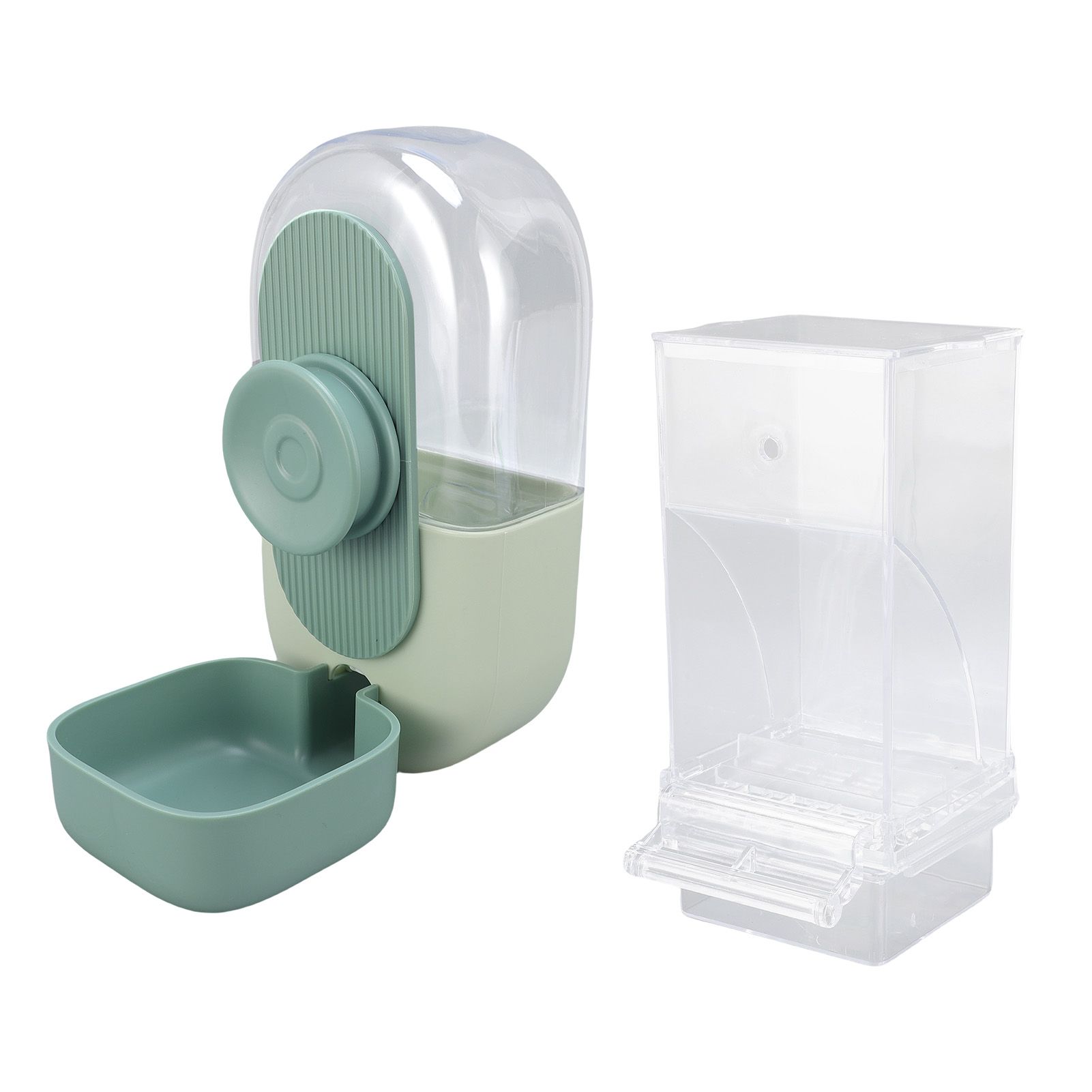 Bird Feeder Water Dispenser Set Automatic Parrot Feeder Food Container Drinker view 6