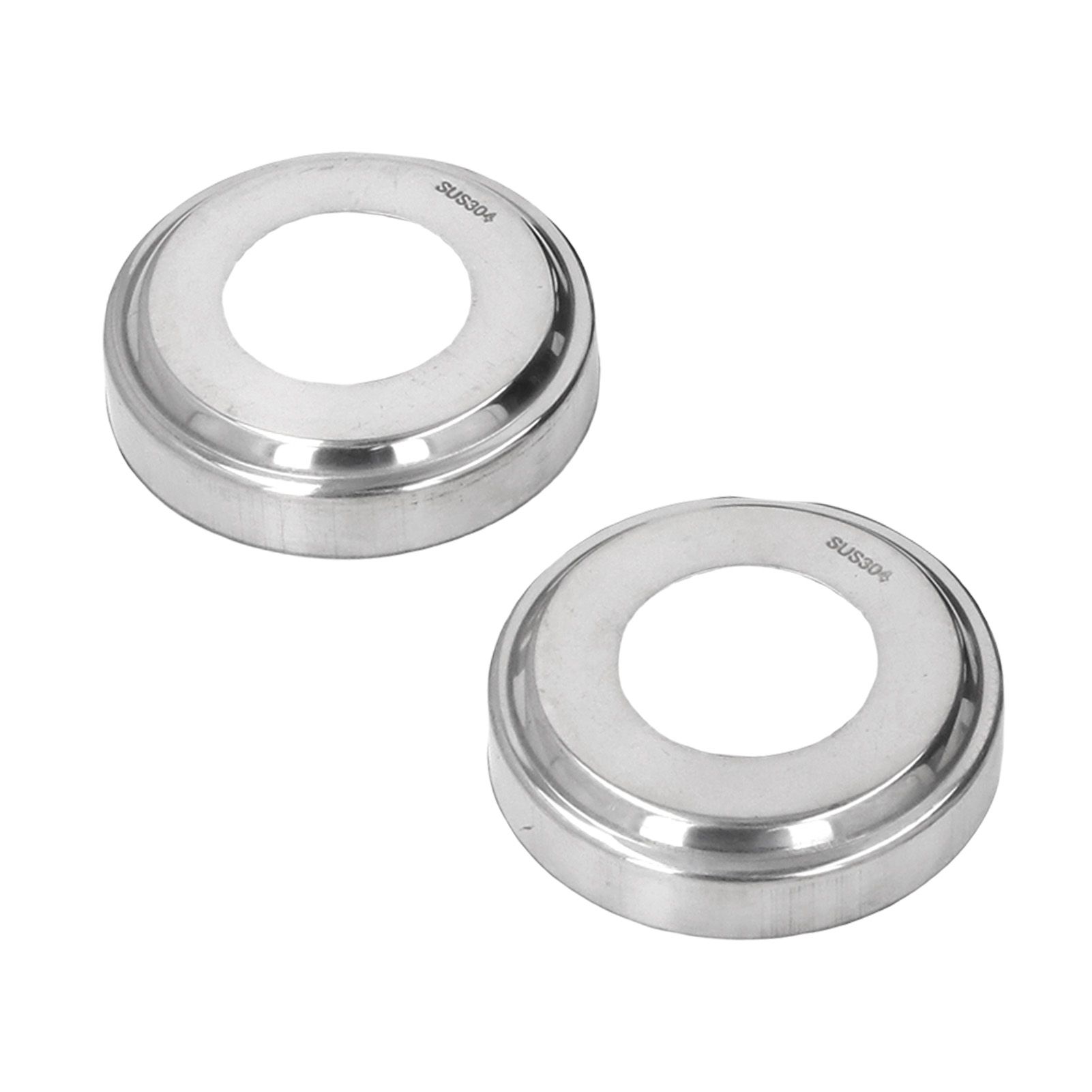 Pool Ladder Replacement Kit 304 Stainless Steel Escutcheon Plates Bumper Bolts view 5