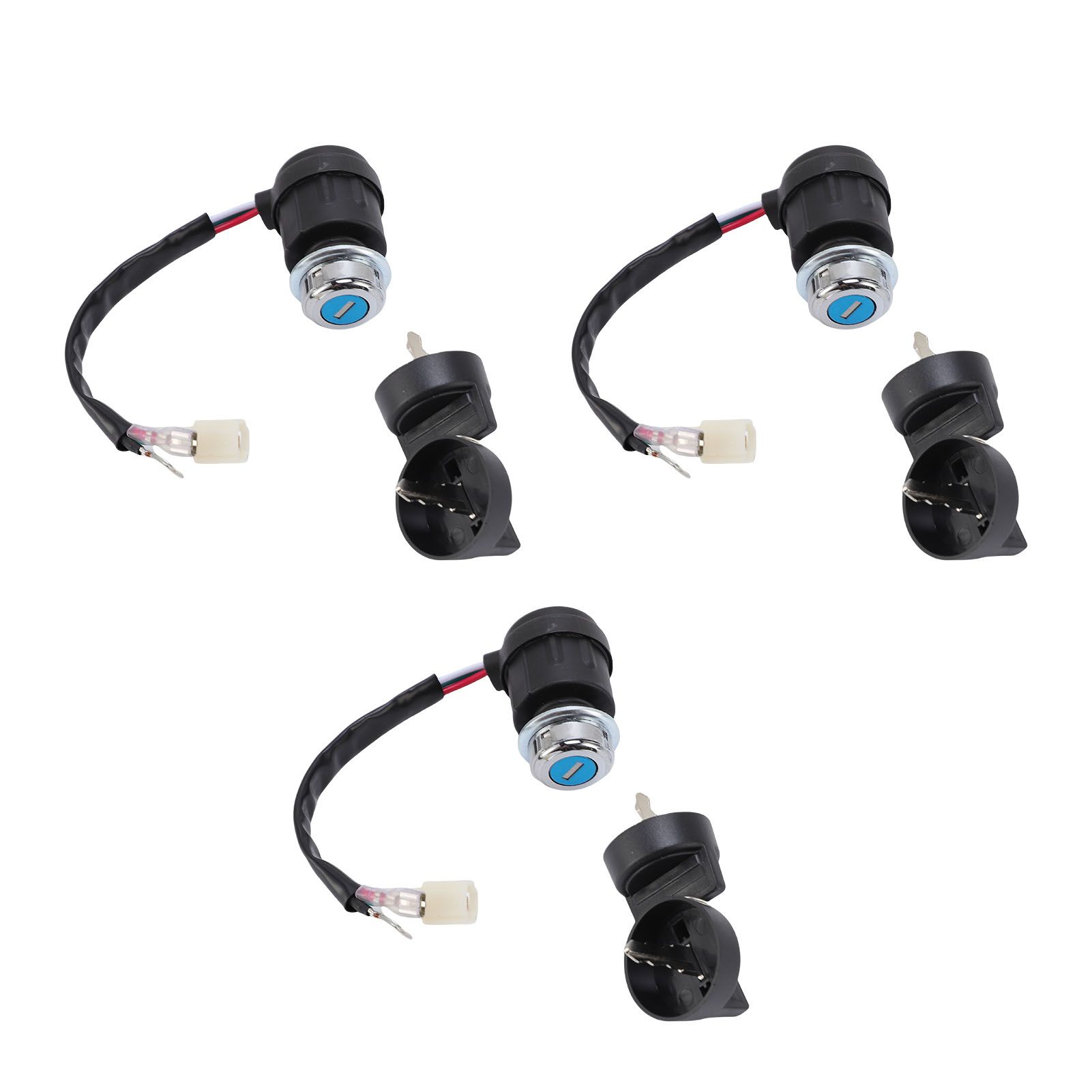 3 Set Gas Generator Ignition Switch with Key 3 Wires Ignition Switch Key view 8