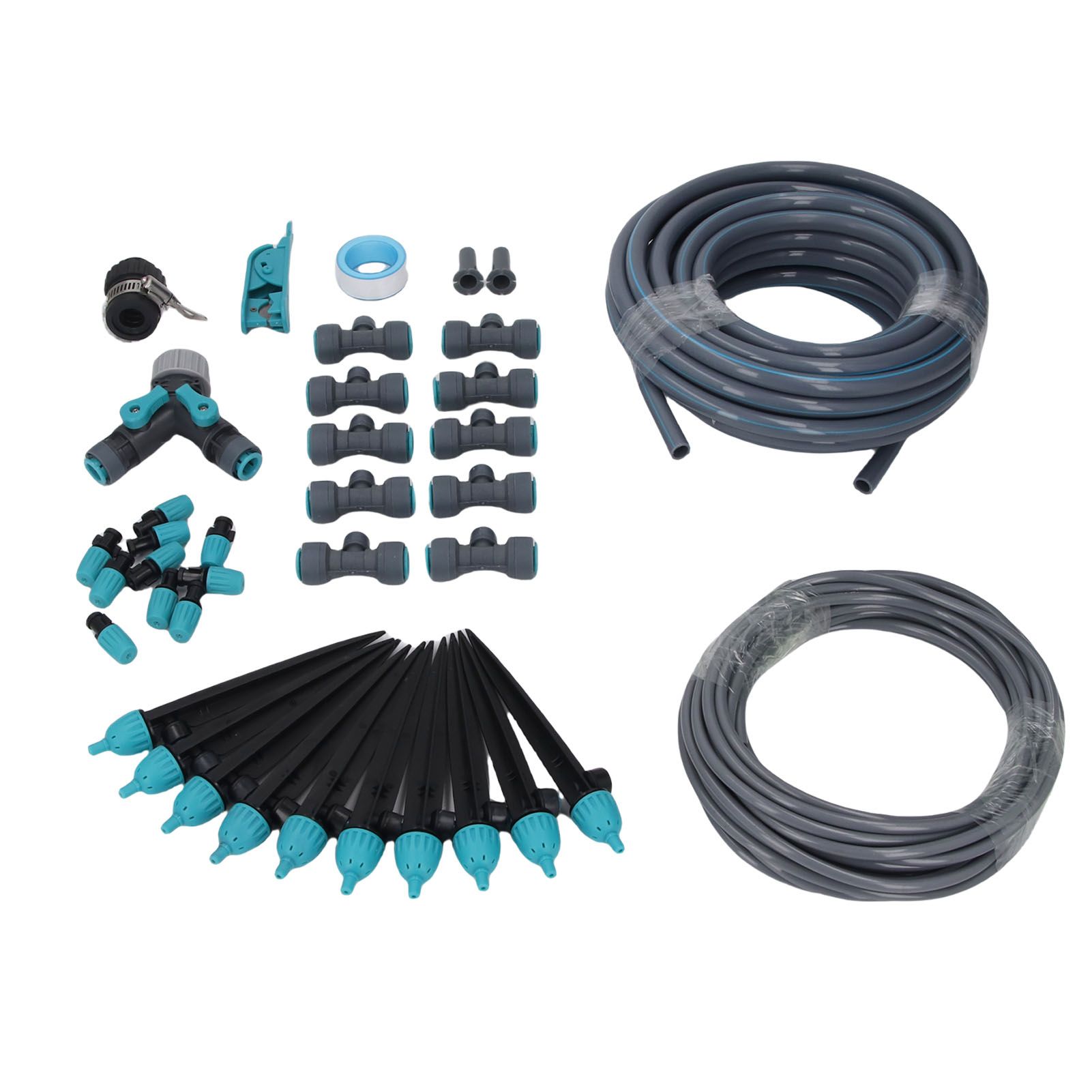 10m Greenhouse Micro Drip Irrigation Kit with Tubing Hose Adjustable Nozzle view 4