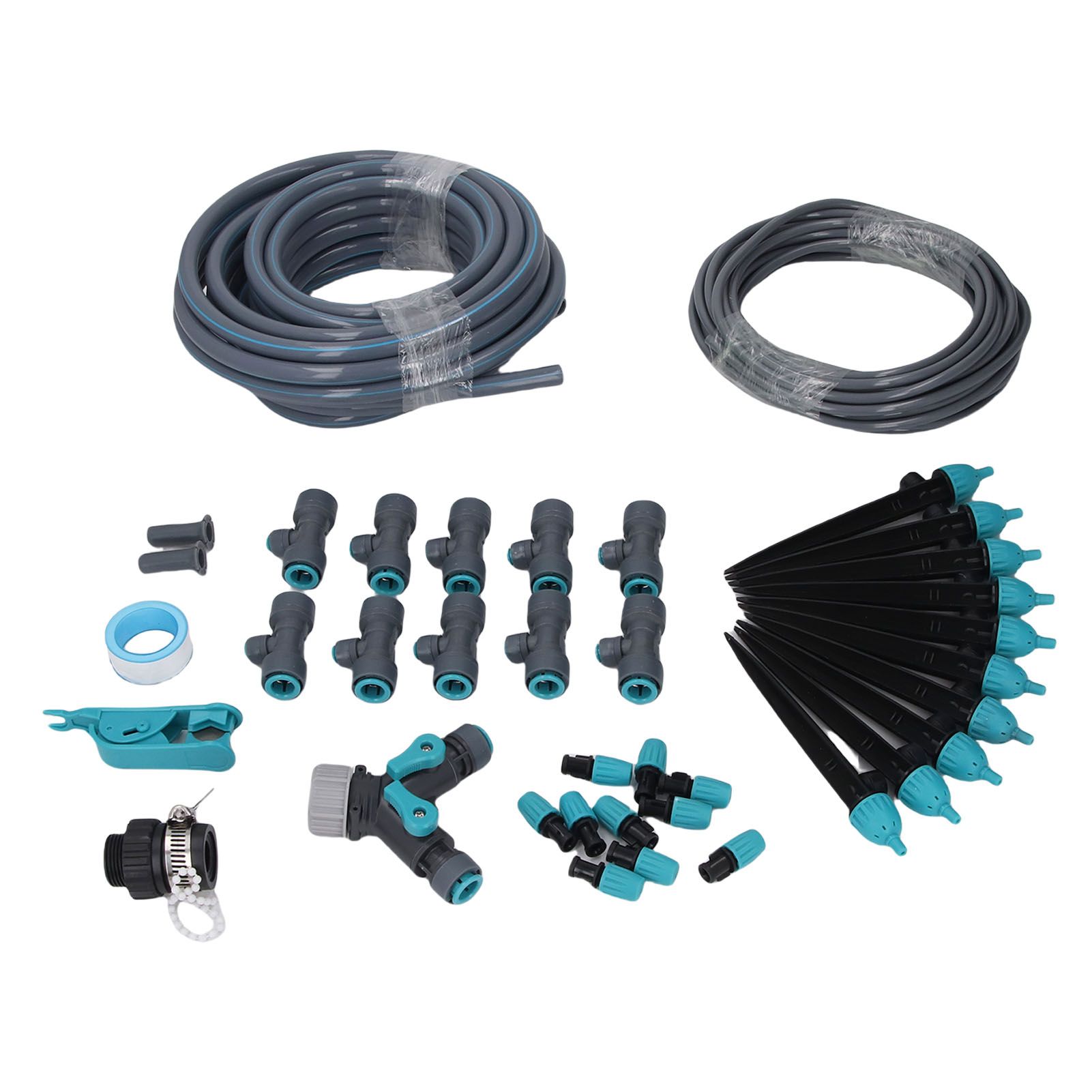 10m Greenhouse Micro Drip Irrigation Kit with Tubing Hose Adjustable Nozzle view 5