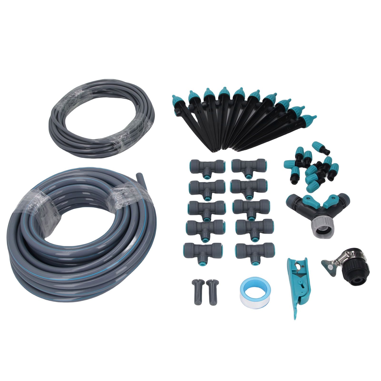 10m Greenhouse Micro Drip Irrigation Kit with Tubing Hose Adjustable Nozzle view 7