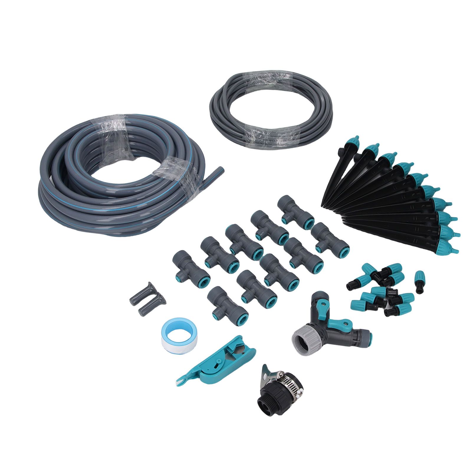 10m Greenhouse Micro Drip Irrigation Kit with Tubing Hose Adjustable Nozzle view 8