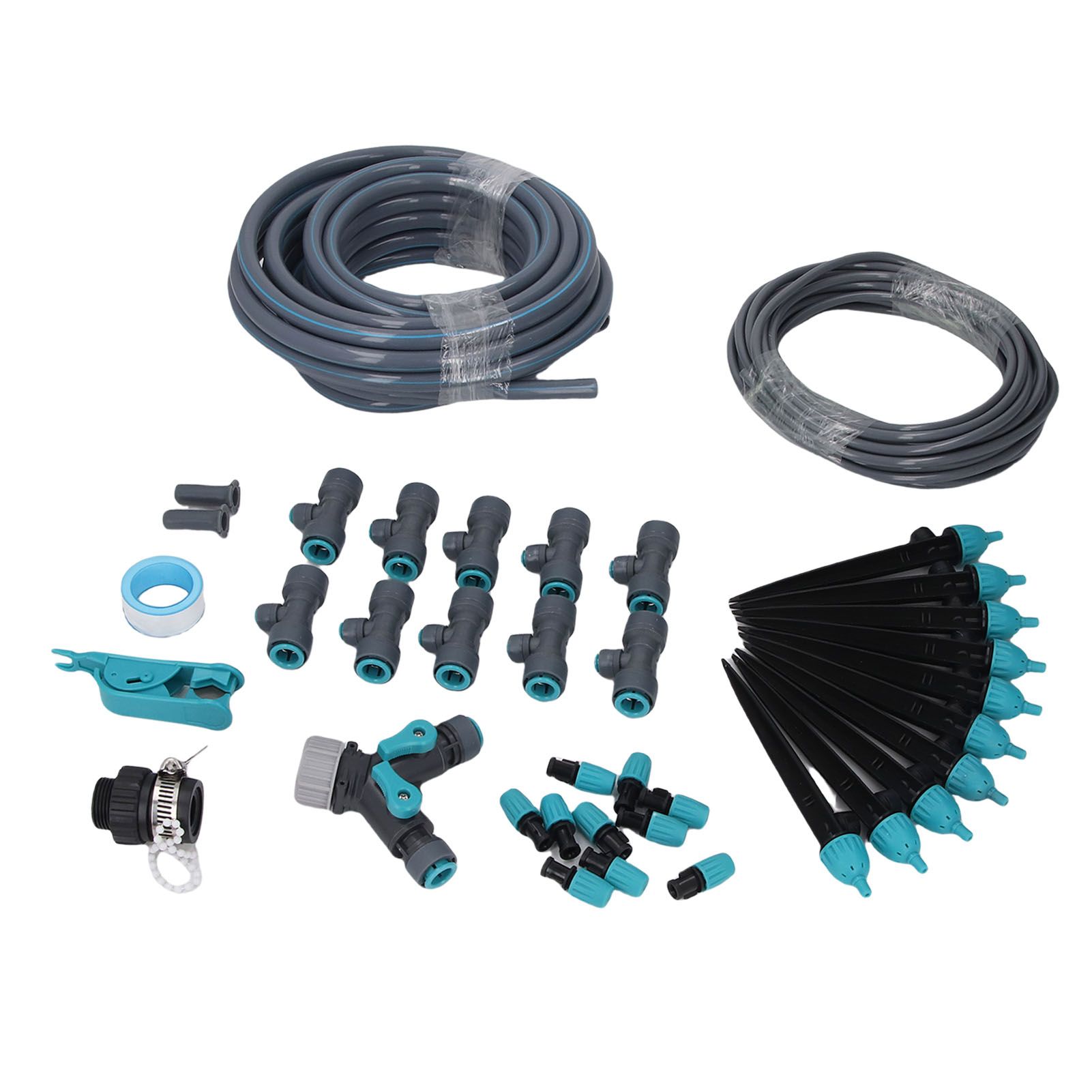 10m Greenhouse Micro Drip Irrigation Kit with Tubing Hose Adjustable Nozzle view 10