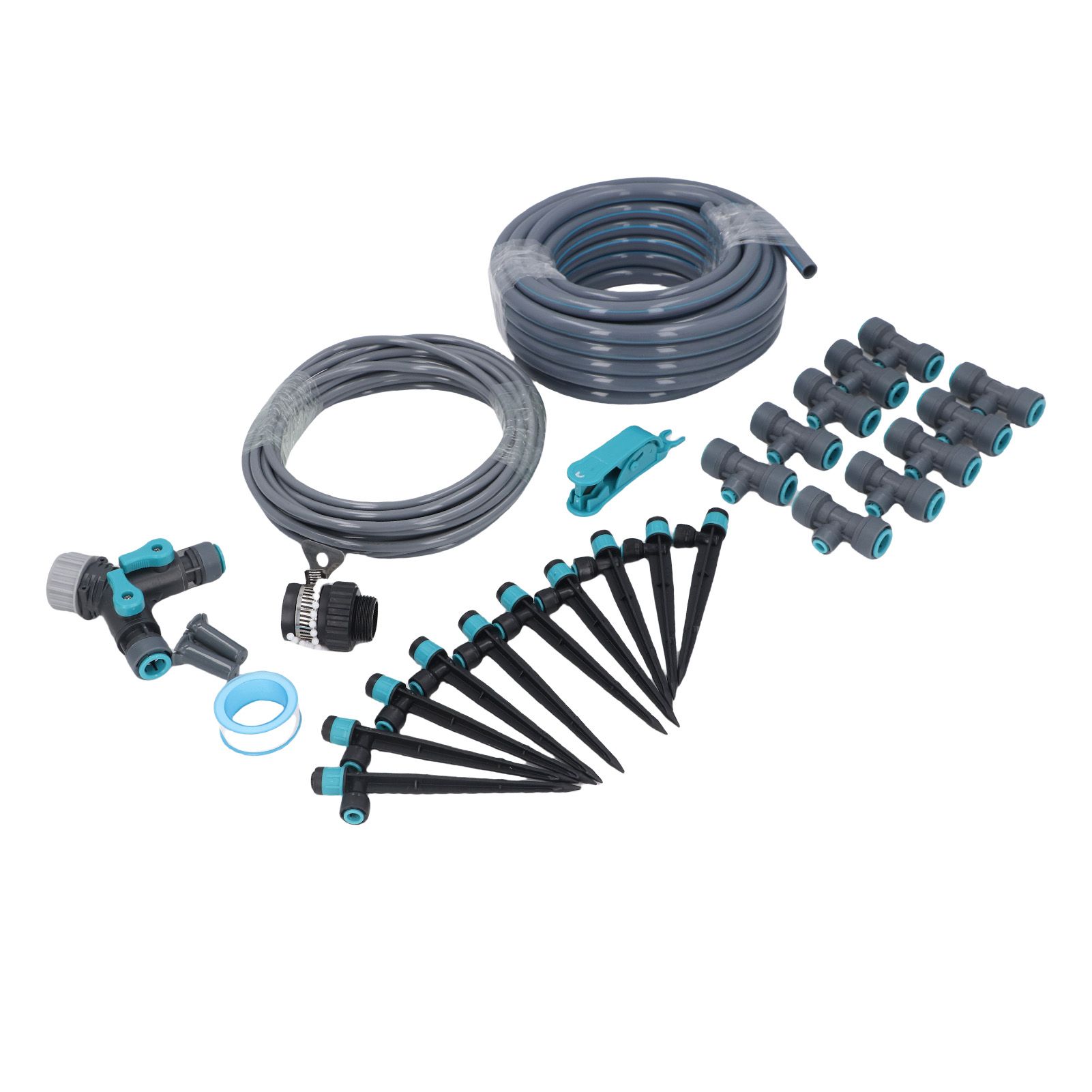 Drip Irrigation Kit 10m Hose Adjustable Spray Nozzle Plant Watering System for — image 1