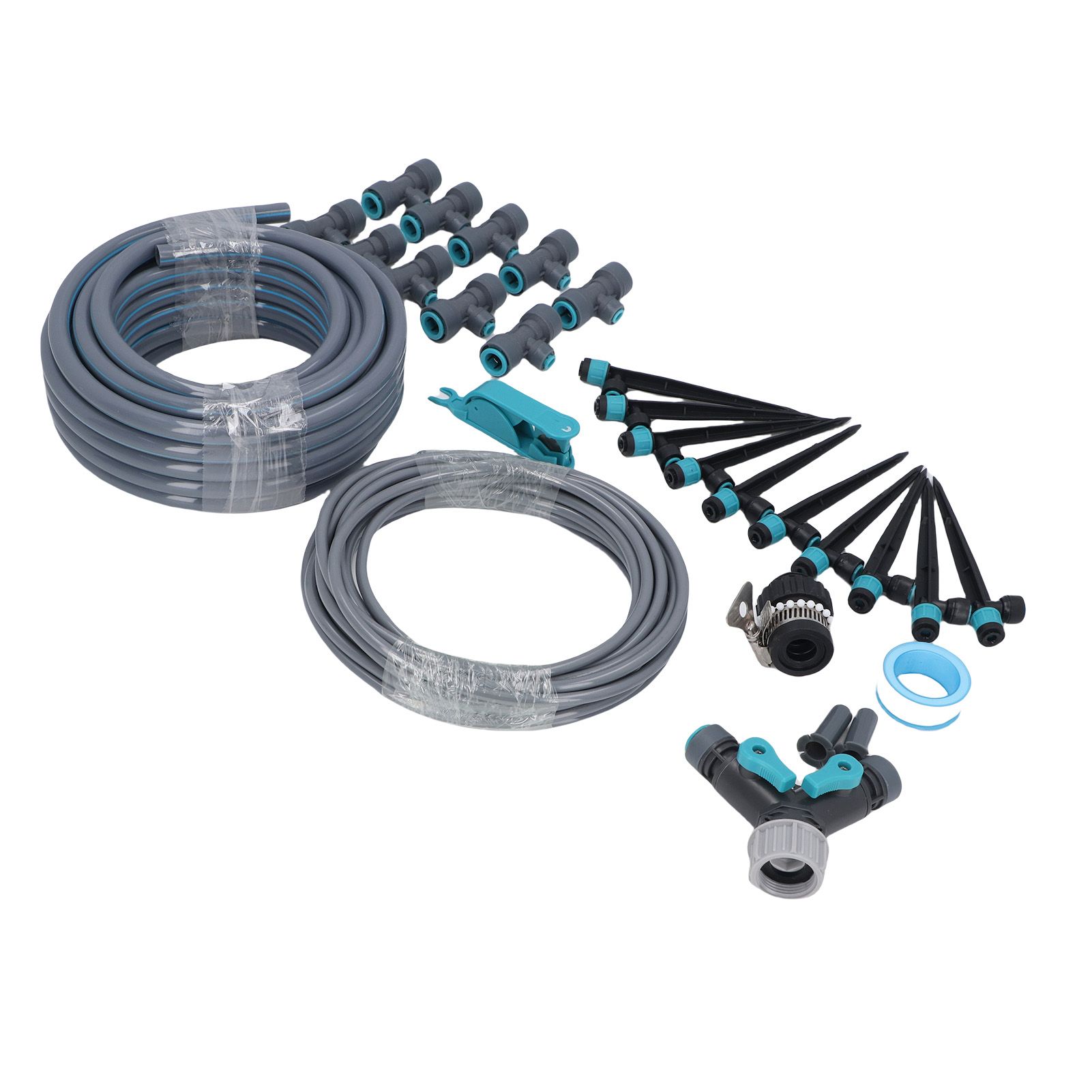 Drip Irrigation Kit 10m Hose Adjustable Spray Nozzle Plant Watering System for view 8