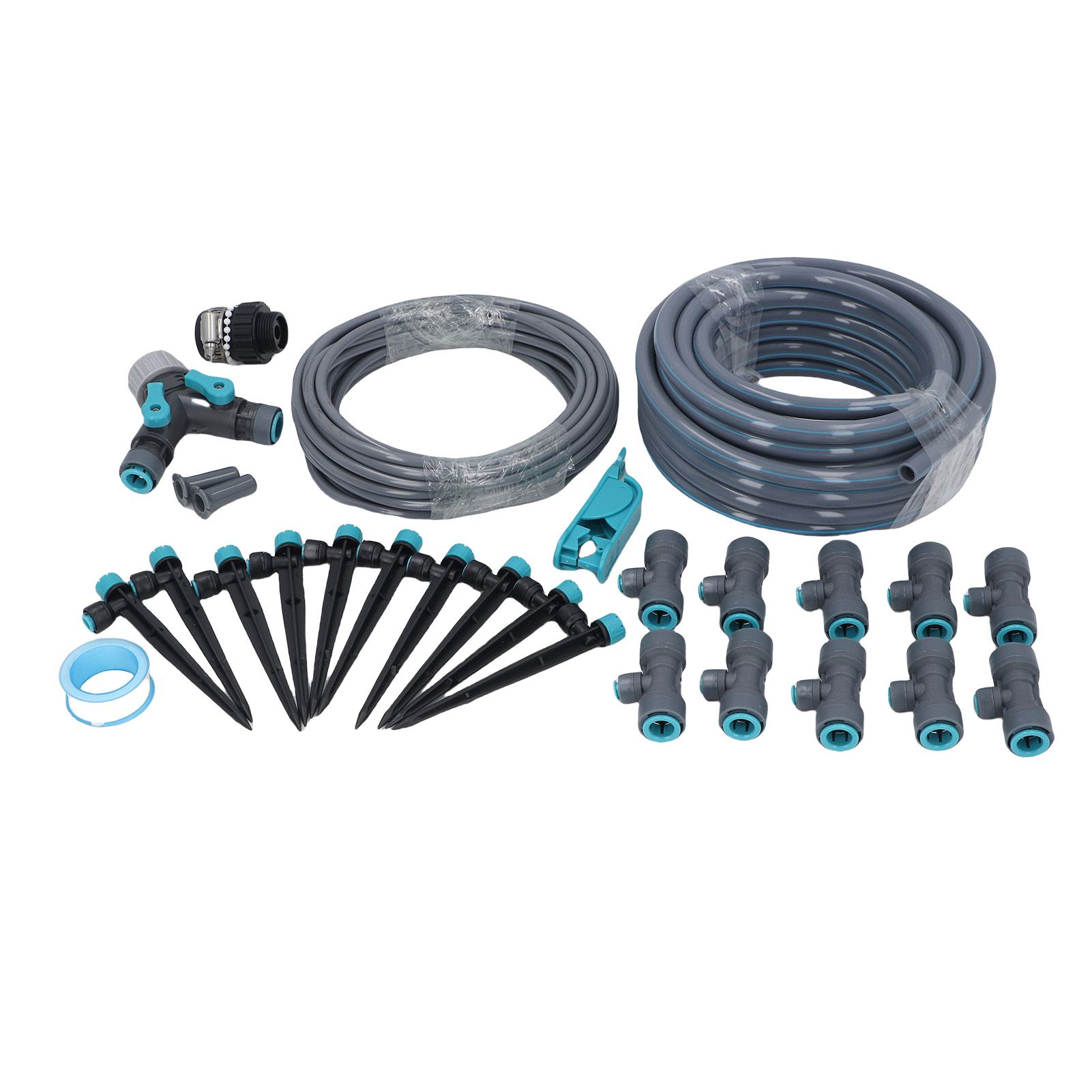 Drip Irrigation System 32.8FT 8 Holes Adjustable Precise Misting Drip view 3