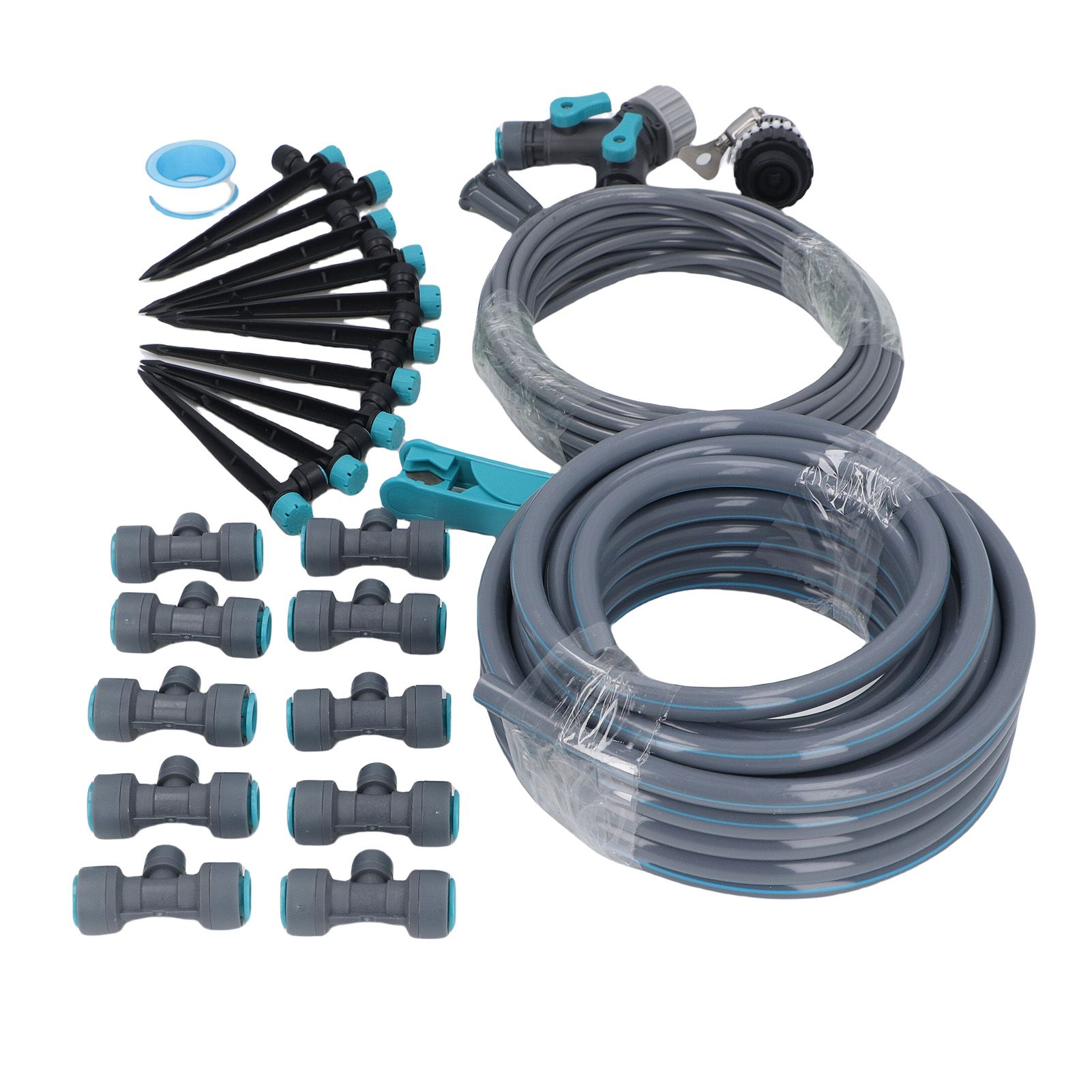 Drip Irrigation System 32.8FT 8 Holes Adjustable Precise Misting Drip view 7