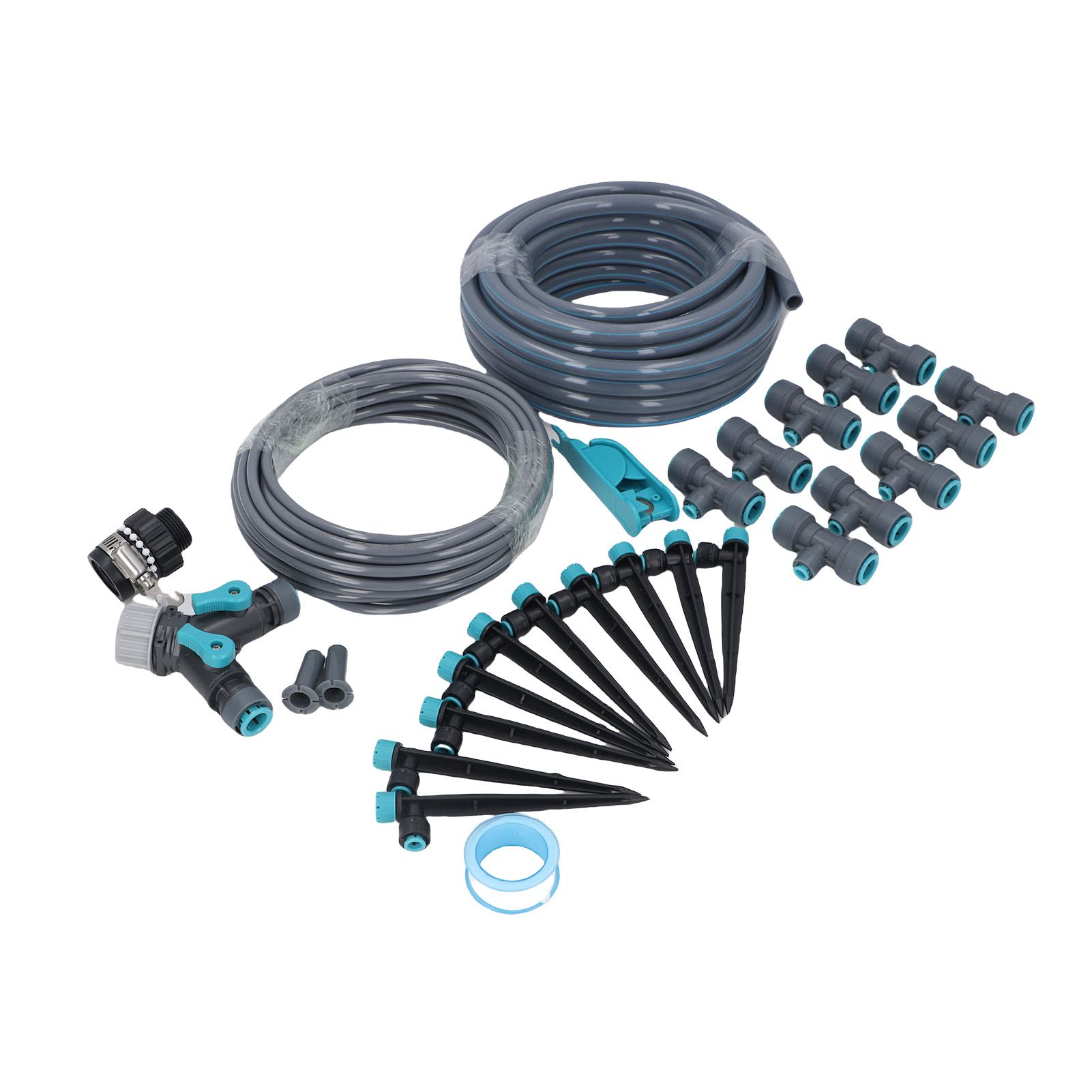 Drip Irrigation System 32.8FT 8 Holes Adjustable Precise Misting Drip view 8