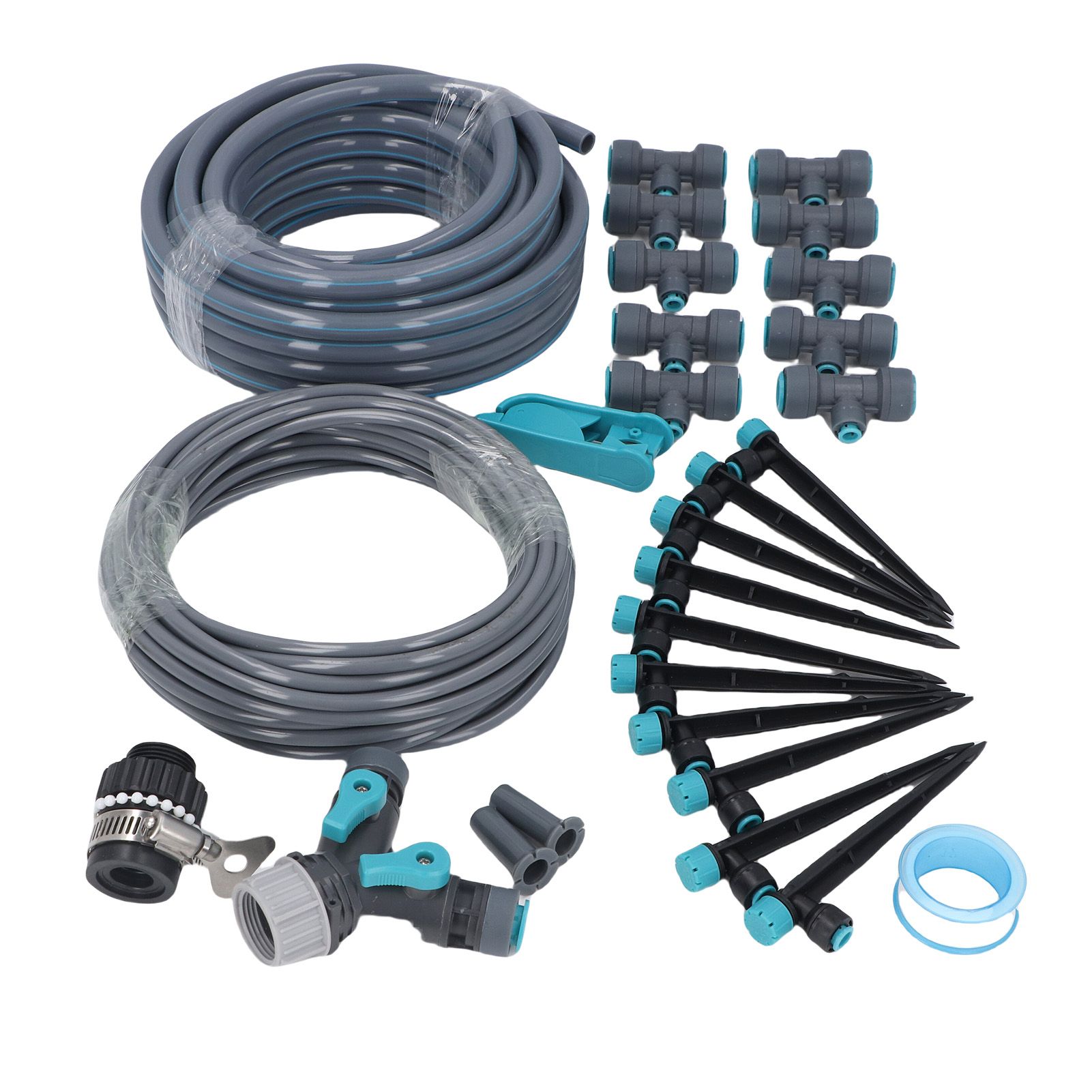 Drip Irrigation System 32.8FT 8 Holes Adjustable Precise Misting Drip view 9