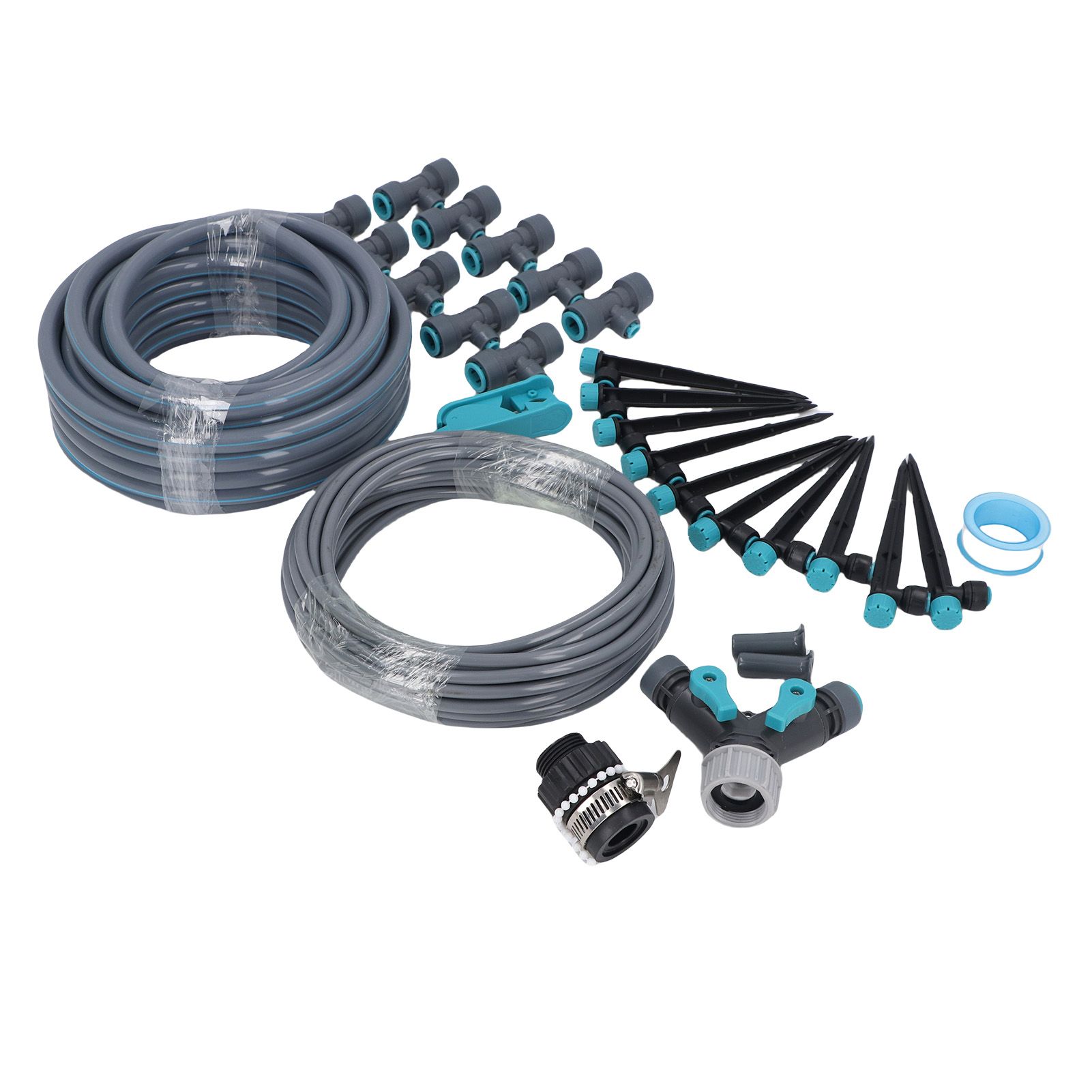 Drip Irrigation System 32.8FT 8 Holes Adjustable Precise Misting Drip view 10