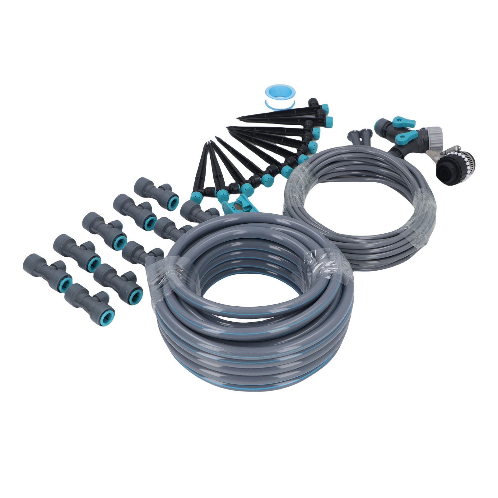 Drip Irrigation System 32.8FT 8 Holes Adjustable Precise Misting Drip view 12