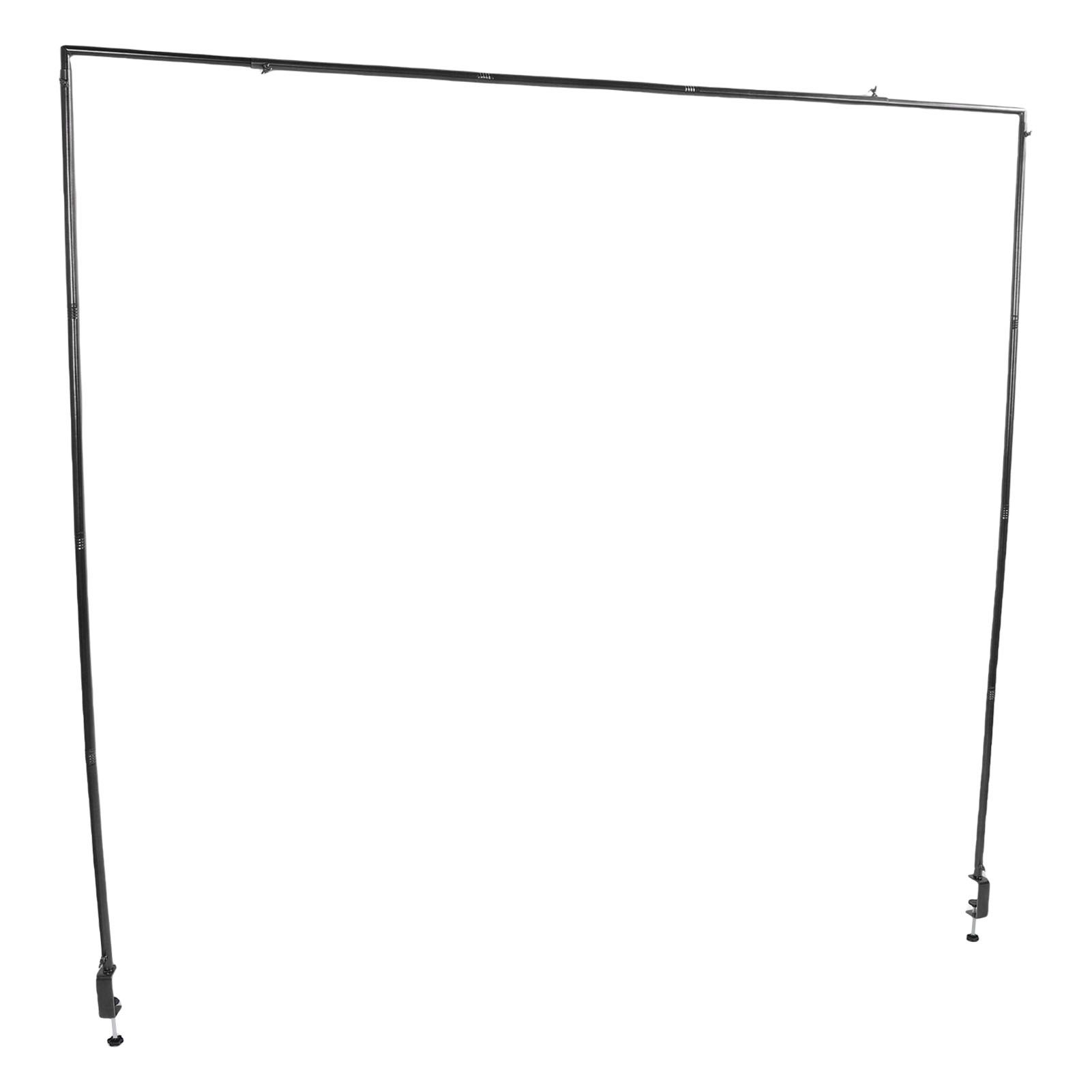 Over The Table Rod Stand with Clamps Adjustable 46-100in Length 29-55in Height view 11