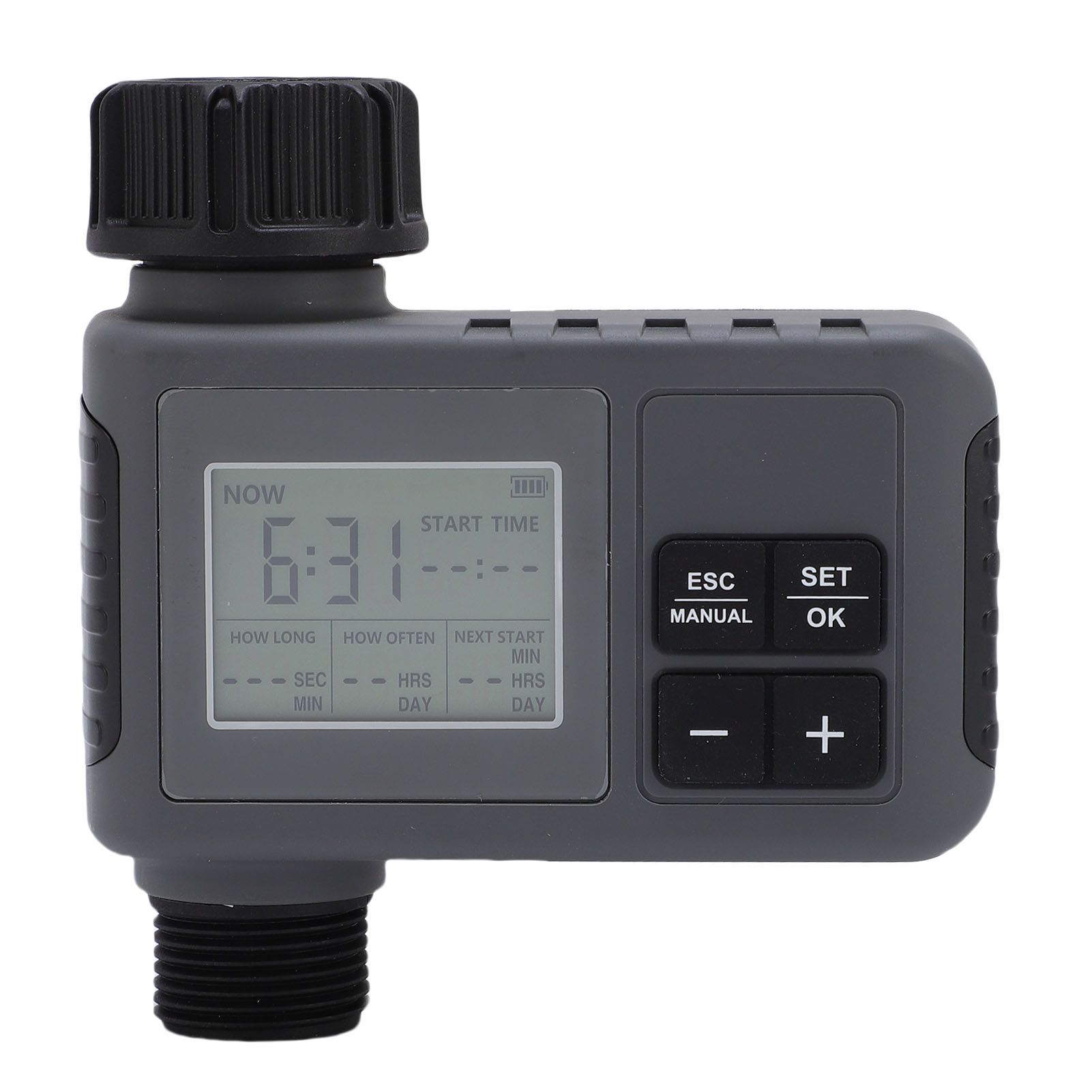 Automatic Irrigation Timer LCD Display Timed Watering Controller for 3/4-1/2 view 8